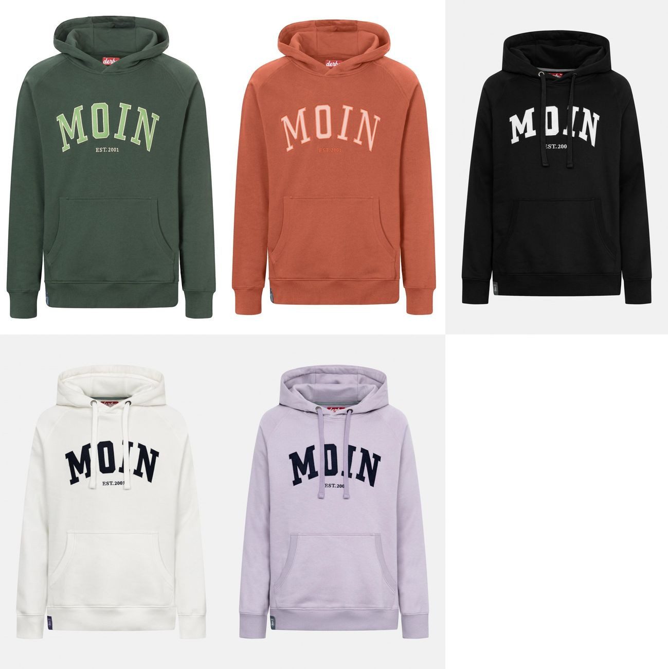 Derbe Hoodie Moin Herren Hoodie (1-tlg) günstig online kaufen