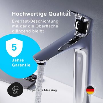 AM.PM Waschtischarmatur Waschbeckenarmatur Like Waschbecken Wasserhahn Bad (mit 2 Auslaufhöhen, Mischbatterie) Waschtisch Mischbatterie Badezimmer Badarmatur