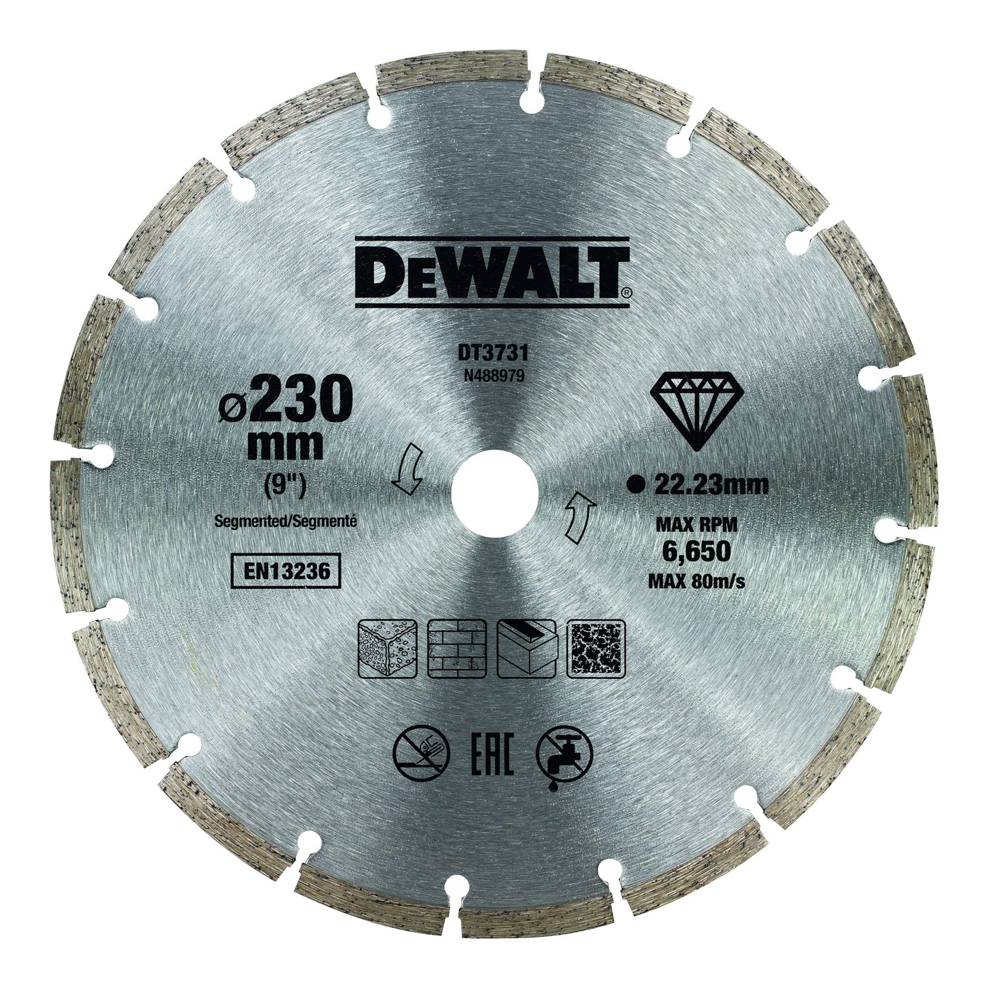 DeWalt Trennscheiben DEWALT Diamanttrennscheibe Eco1 Universal 230 mm DT3731-QZ