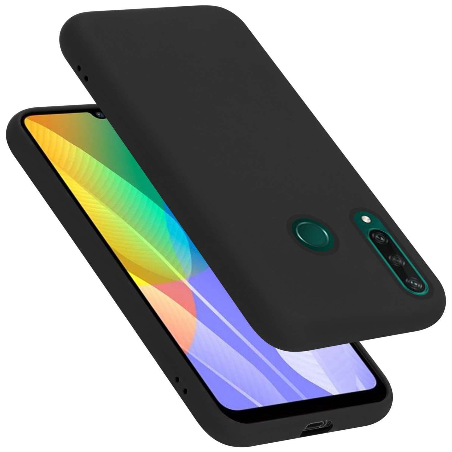 Cadorabo Handyhülle für Huawei Y6P Hülle Huawei Y6P, Flexible Hülle TPU Silikon Schutzhülle Back Cover Case