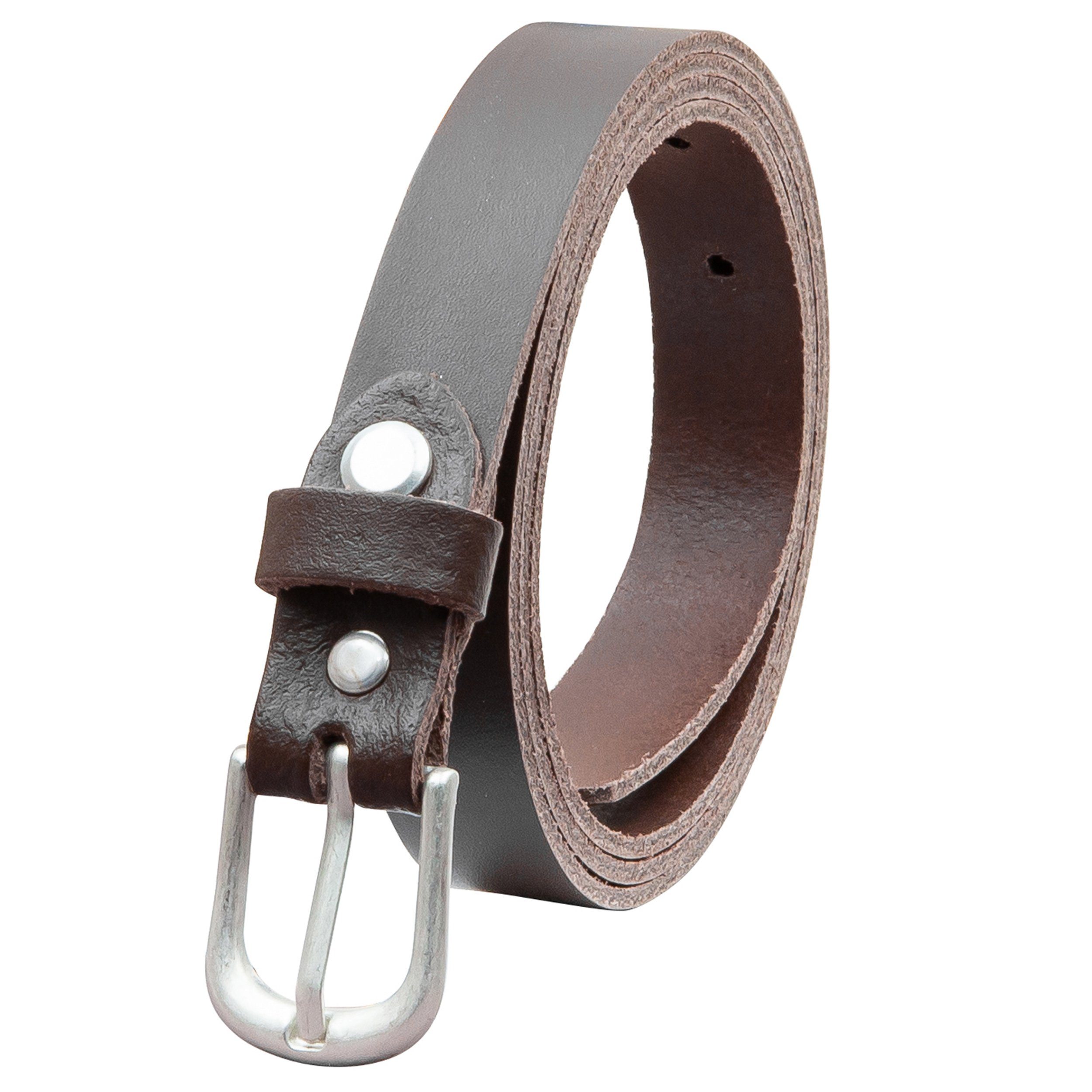 Ledergürtel OM16-SL-Dunkelbraun