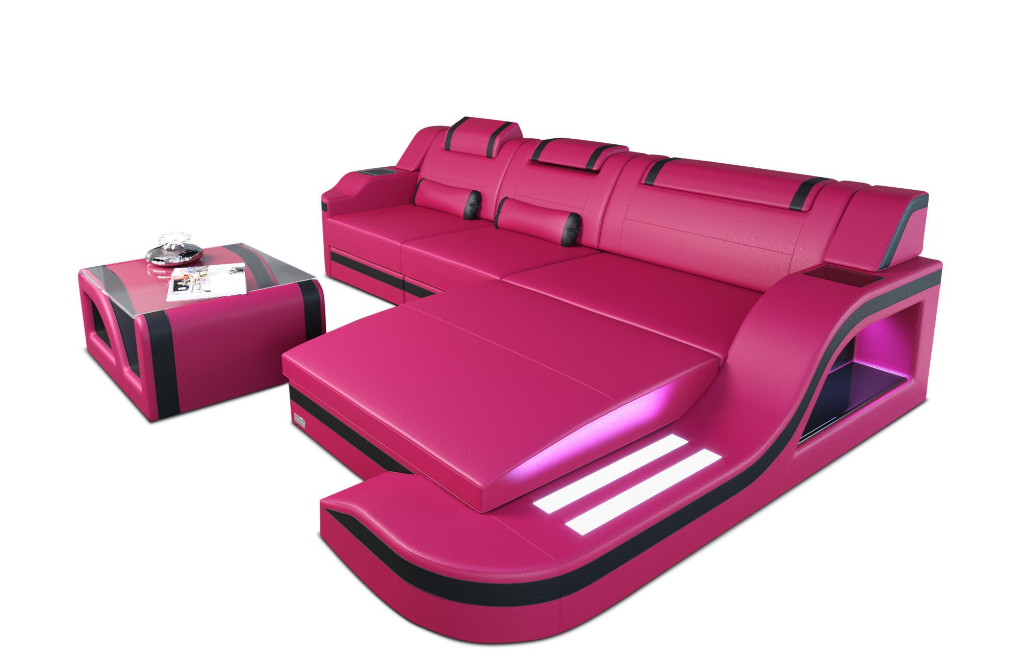 Sofa Dreams Ecksofa Ledersofa Palermo L günstig online kaufen