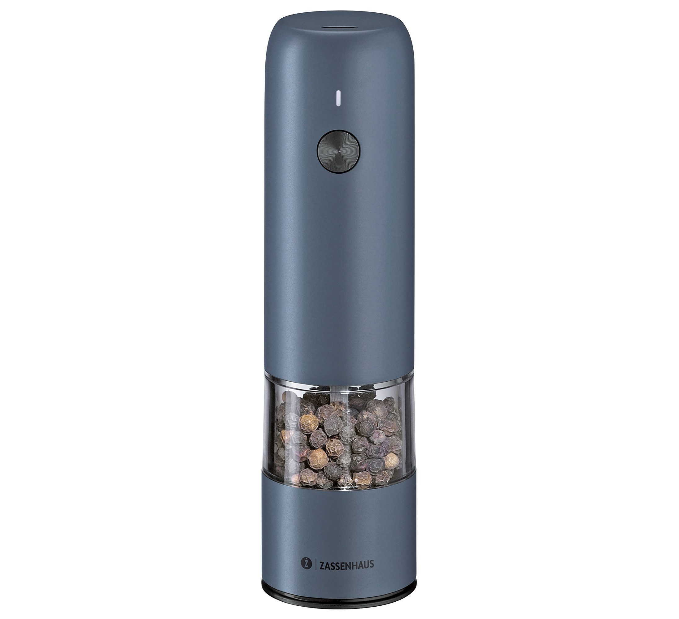 ZASSENHAUS Salz-/Pfeffermühle Pfeffermühle Salz- Gewürzmühle USB elektrisch 14cm ZASSENHAUS Köln Akku