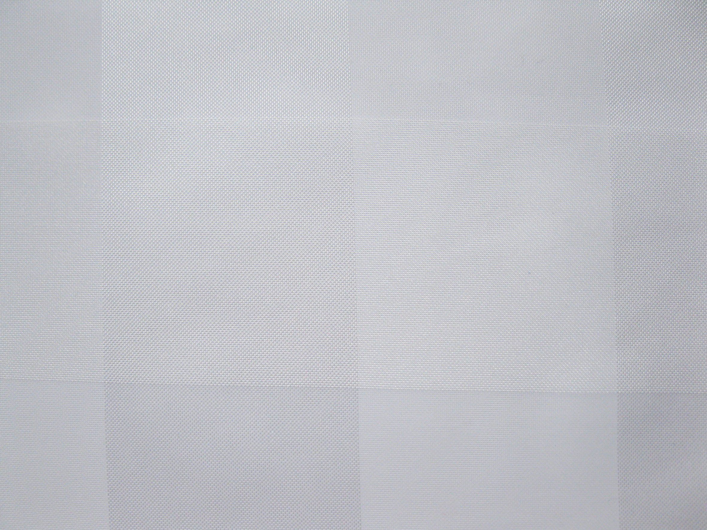 ELBERSDRUCKE, Schlaufen Gardine Karo-Voile, weiß (1 St), halbtransparent, Voile