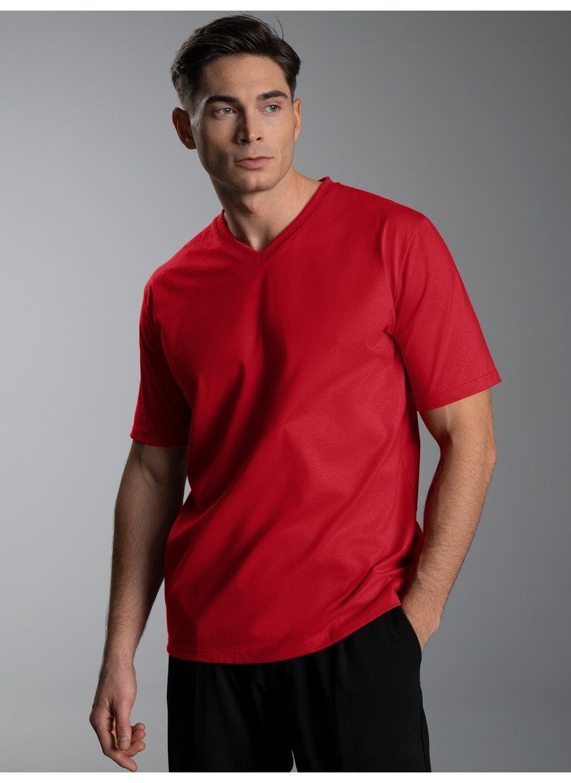 Trigema T-Shirt TRIGEMA V-Shirt DELUXE Baumwolle (1-tlg)