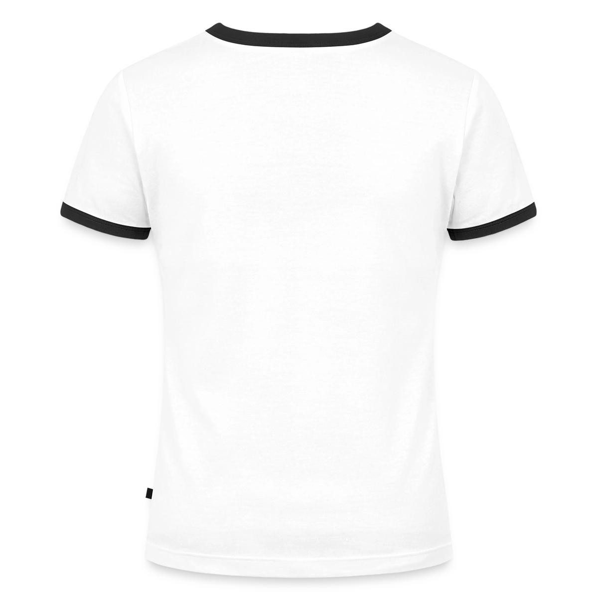 Spreadshirt T-Shirt Hello Kitty Klassisch Mit Schriftzug Frauen Kontrast T-Shirt (1-tlg) – Bild 4 von 5
