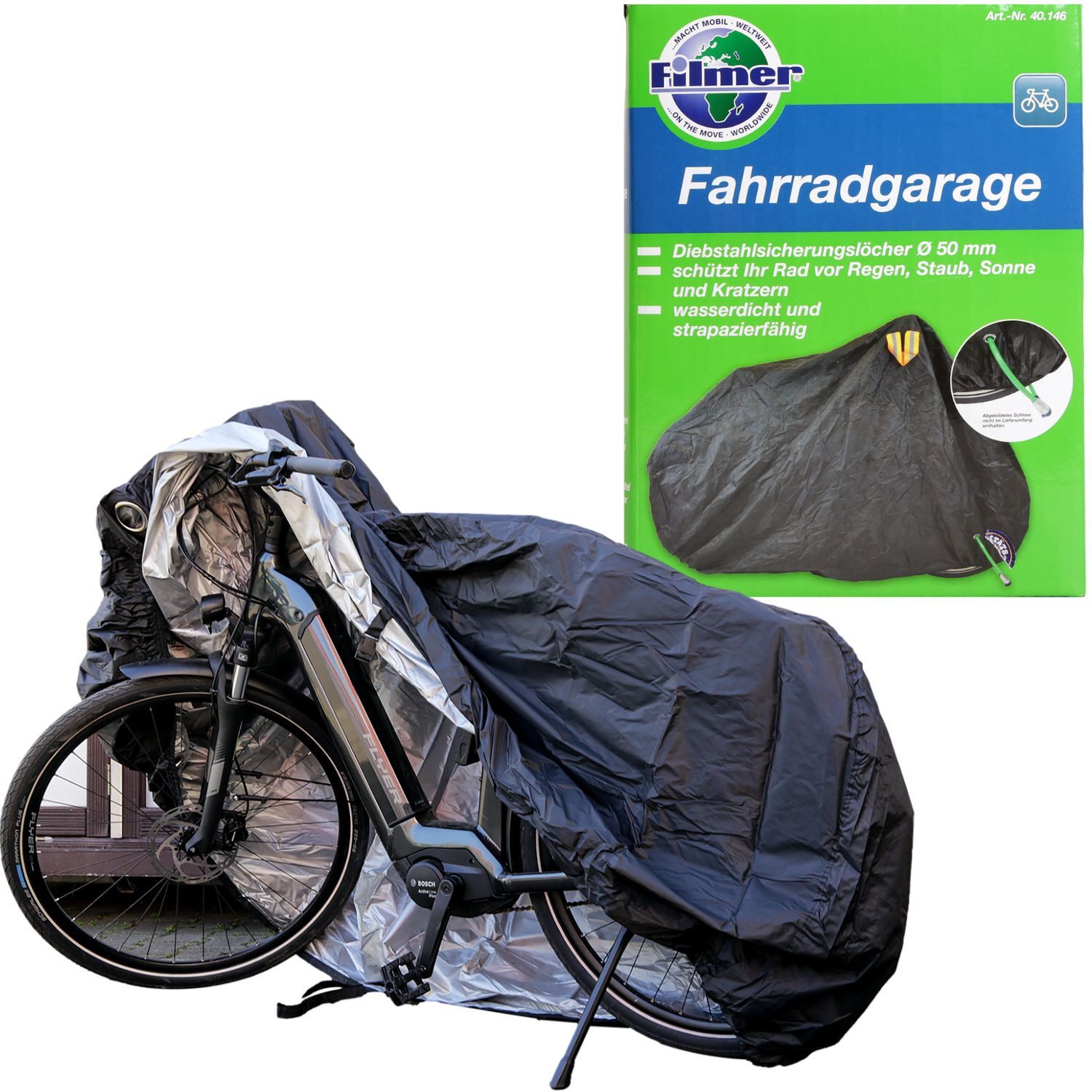 Fahrradschutzhülle Premium Fahrradgarage Abdeckplane Bike Haube