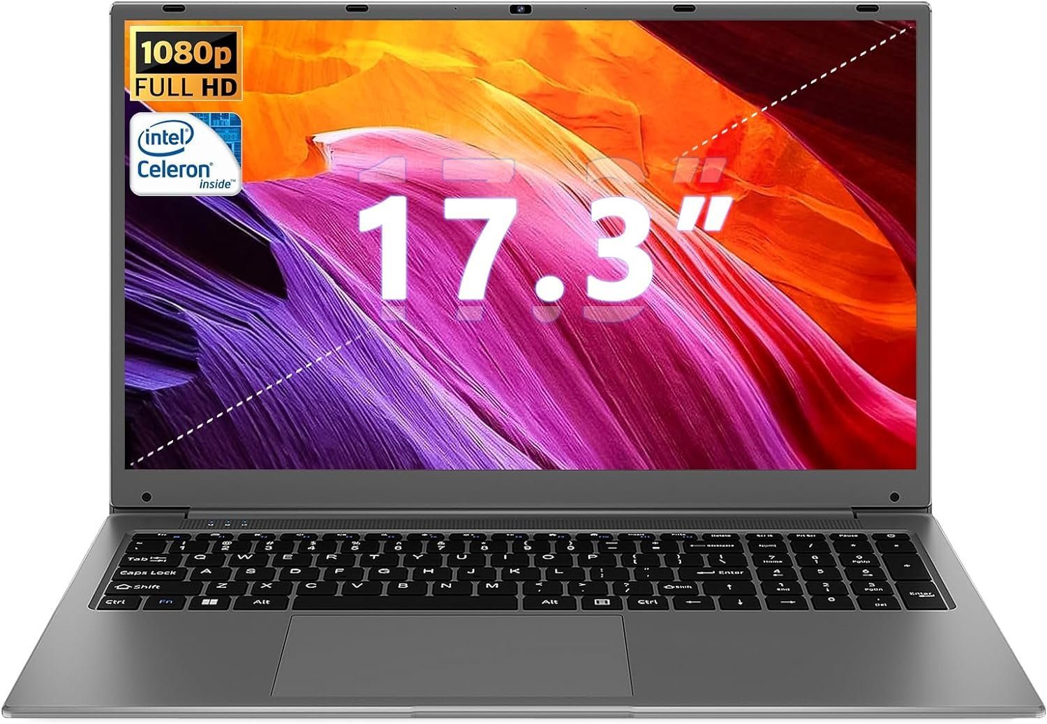 SGIN Up to 2,8 GHz Notebook (Intel, 256 GB SSD, FHD, 2.4/5.0G WiFi Bluetooth 4.2, erweiterbarer Speicher)