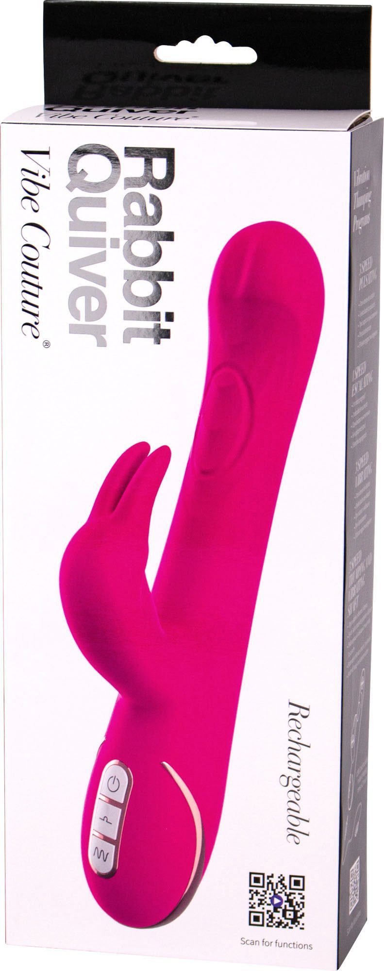 pink Quiver Couture Rabbit-Vibrator Vibe