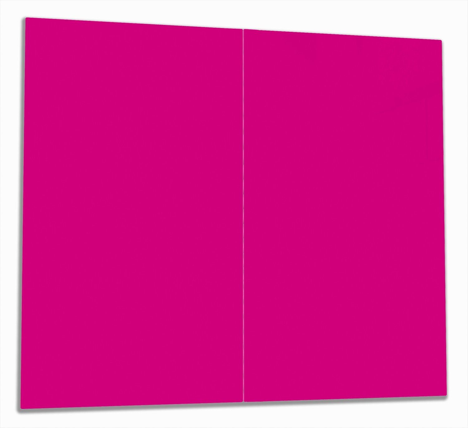 Wallario Herd-Abdeckplatte Pink, ESG-Sicherheitsglas, (Glasplatte, 2 tlg., inkl. 5mm Noppen), verschiedene Größen