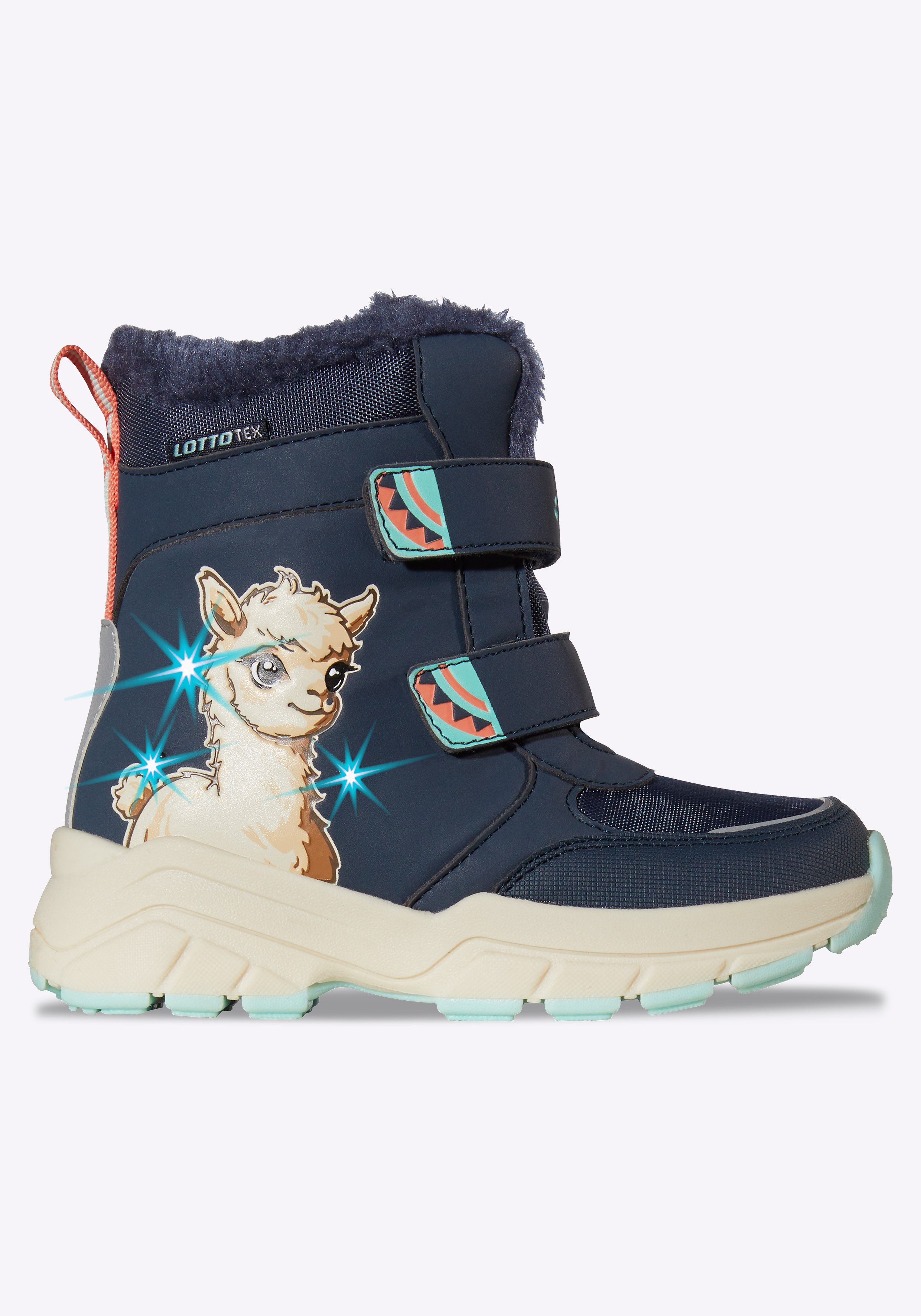 Lotto Winterboots (für Kinder) Winterschuhe, Winterstiefel, wasserdicht & mit Blinkfunktion