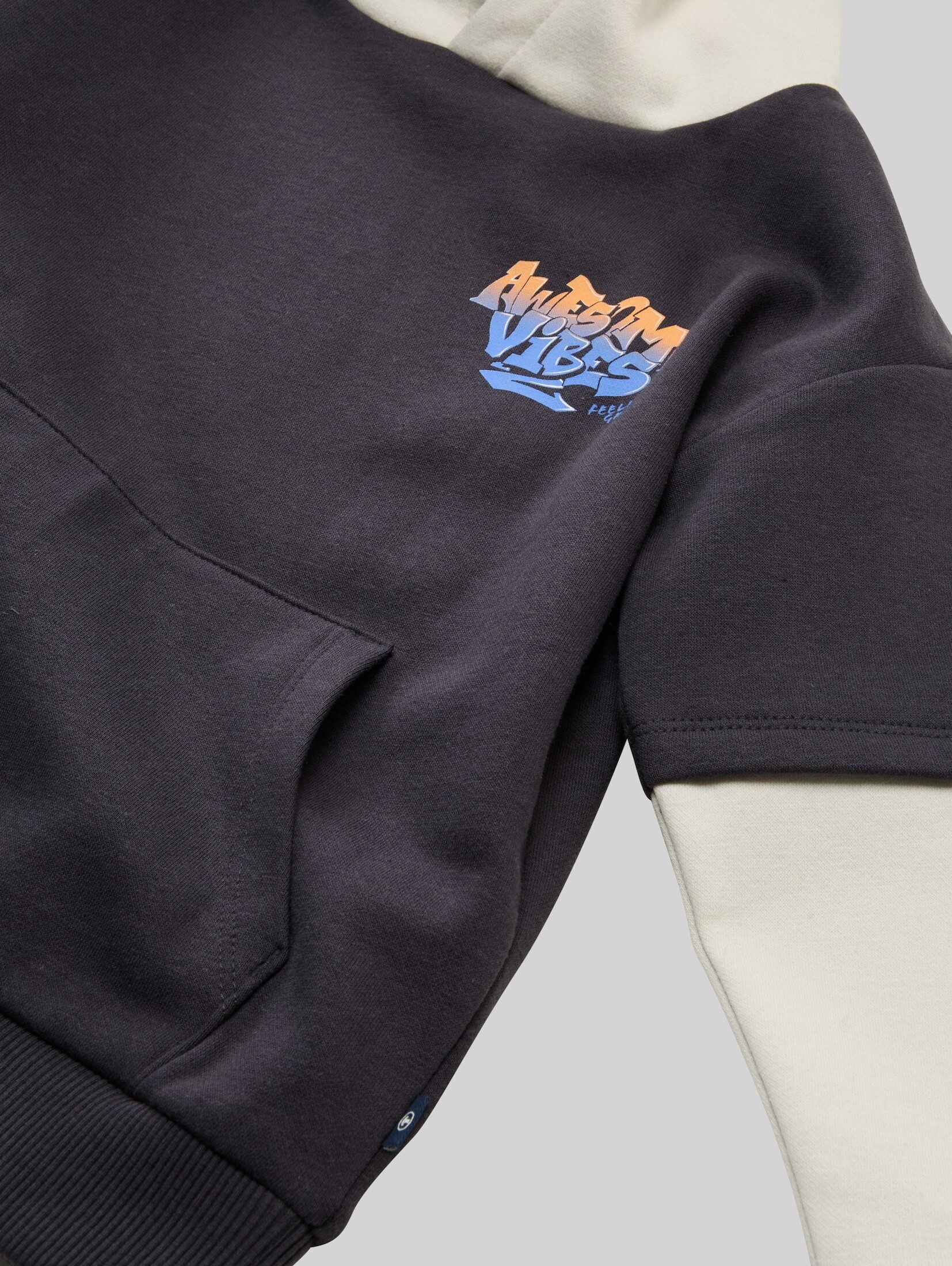 TOM TAILOR Sweatshirt Strick & Sweatshirts Hoodie Sweatshirt im 2-in-1-Look