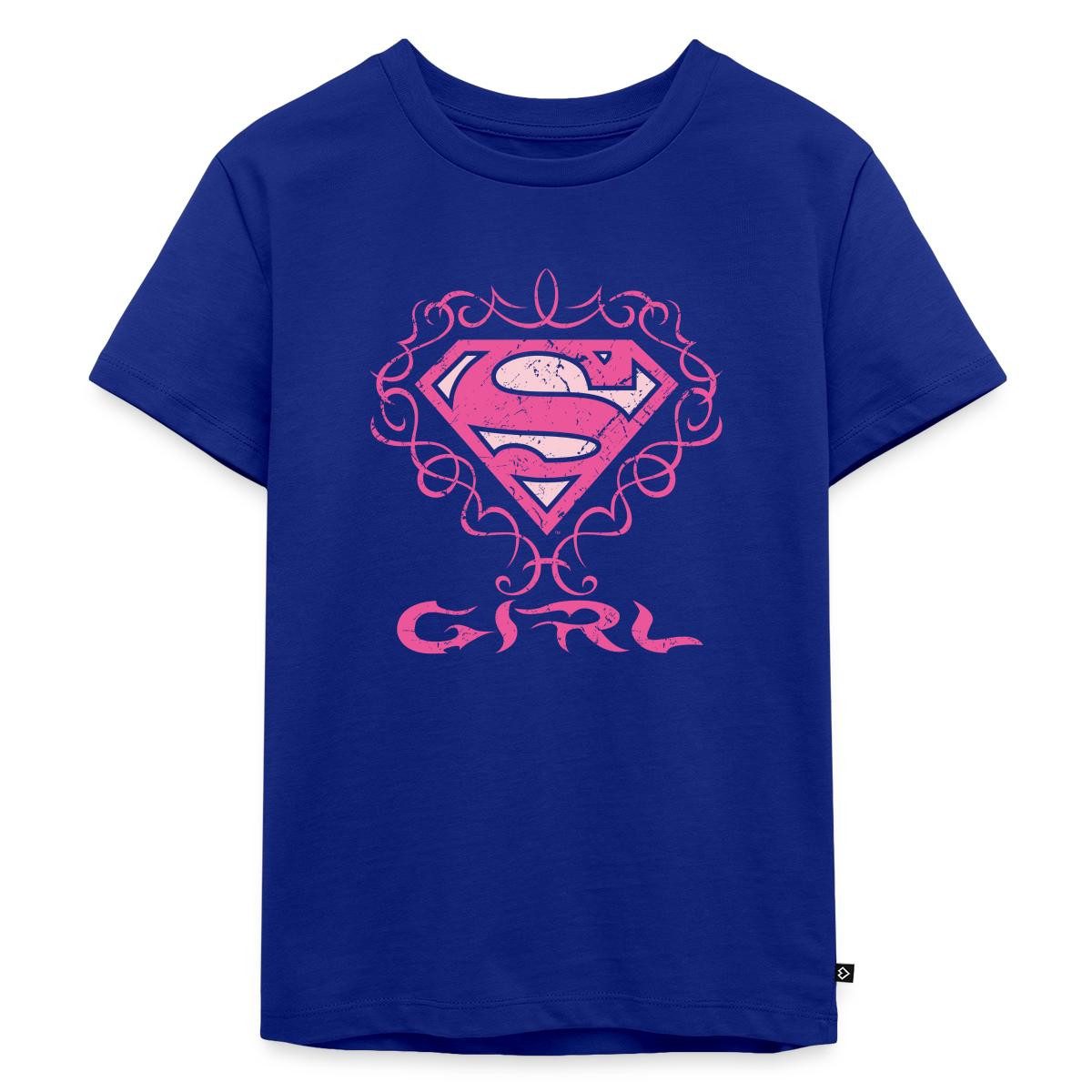T-Shirt DC Comics Superman Logo Tattoo Girl Kinder Premium T-Shirt