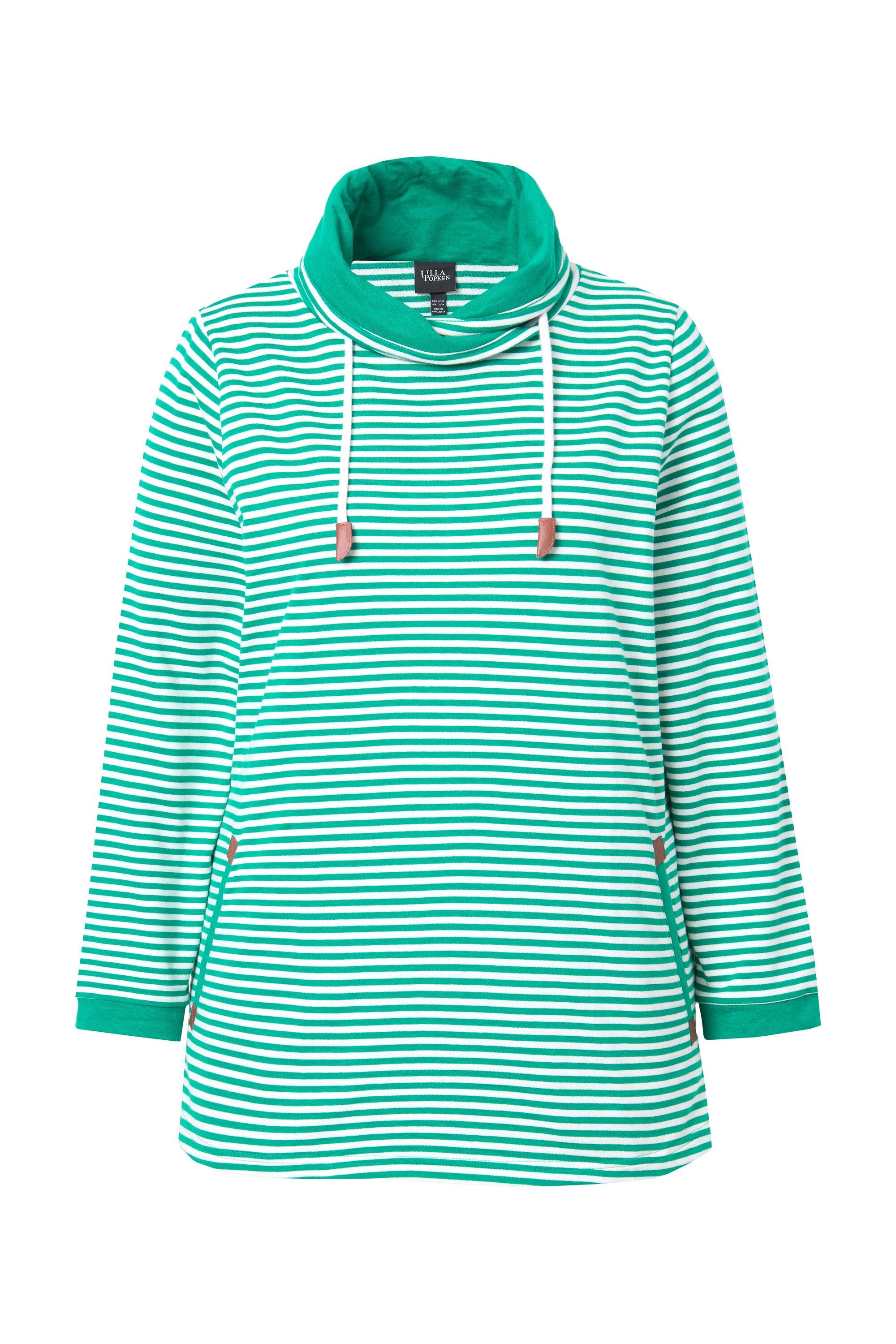 Ulla Popken Sweatshirt Sweatshirt Ringel Classic günstig online kaufen