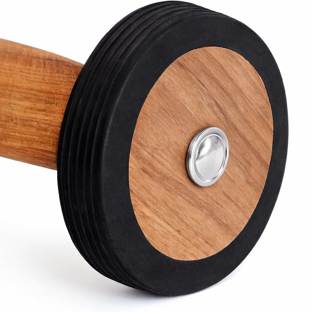 AMBIENTE-LEBENSART.DE Möbelrolle Teak Massiv Radsatz Ersatz Räder für Gartenliegen Deck Chairs etc.
