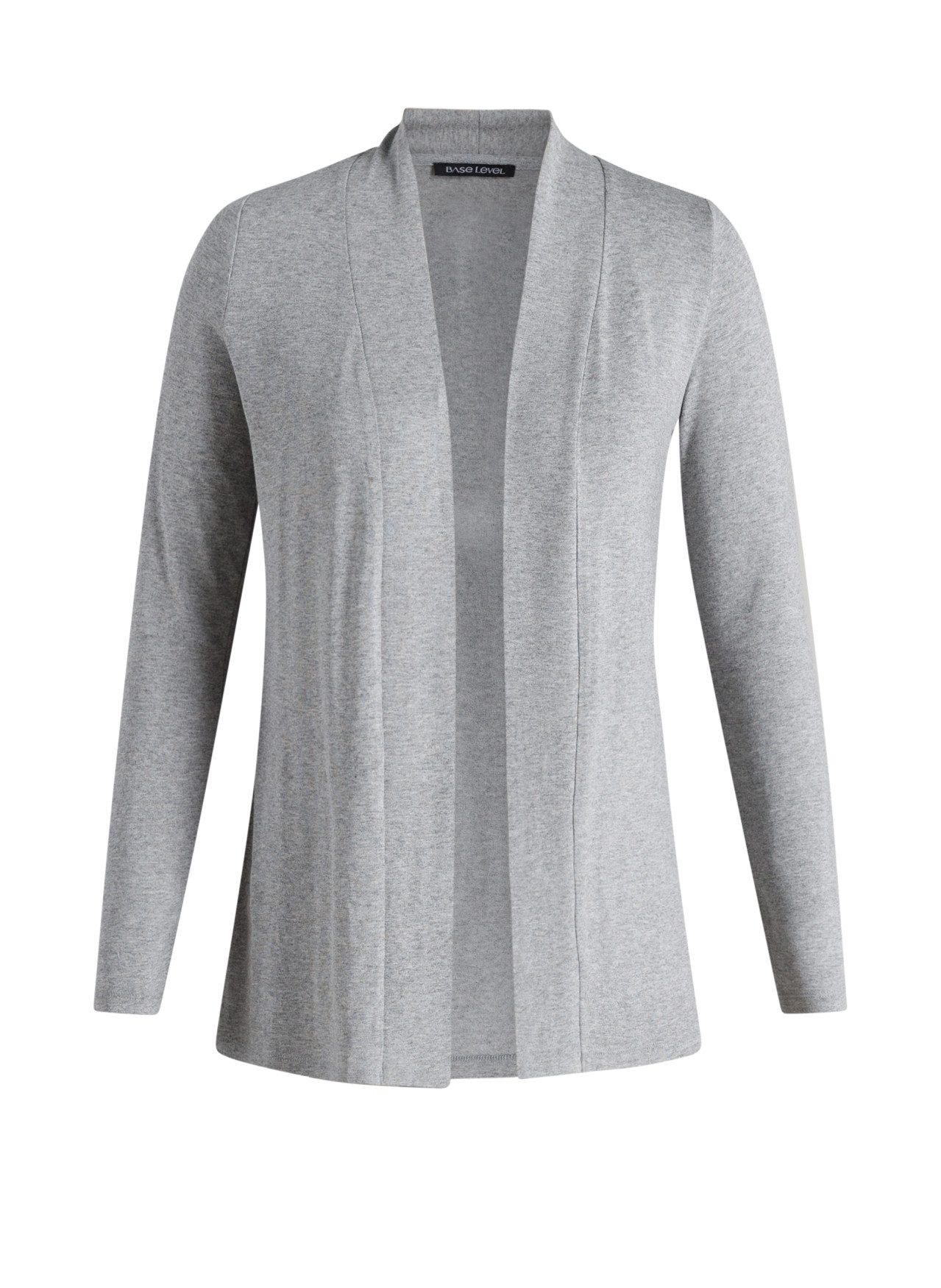 Base Level Curvy Strickjacke im verschlusslosen Design günstig online kaufen