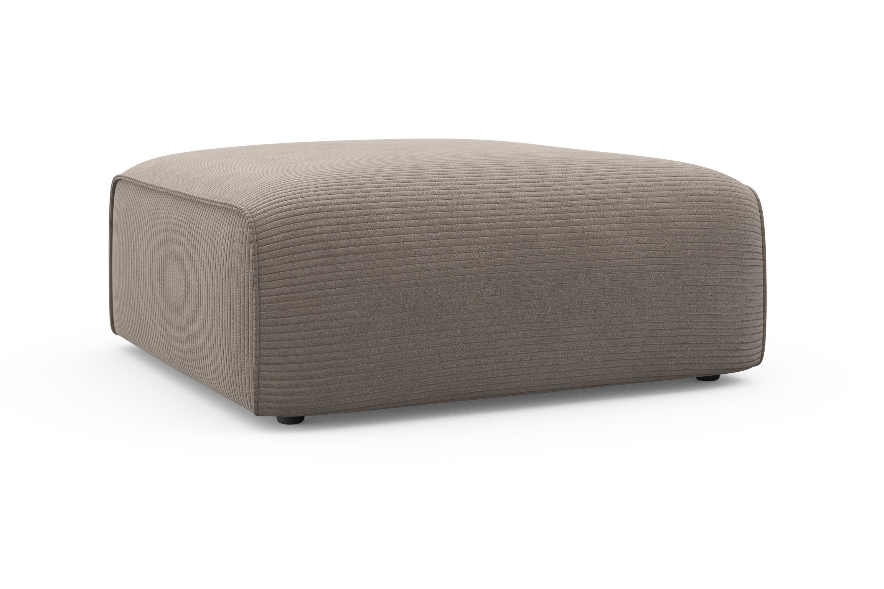 OTTO home Polsterhocker Merid Sitzhocker, Maße B/T/H: 97/97/43 cm, als Modul oder separat verwendbar, für individuelle Zusammenstellung