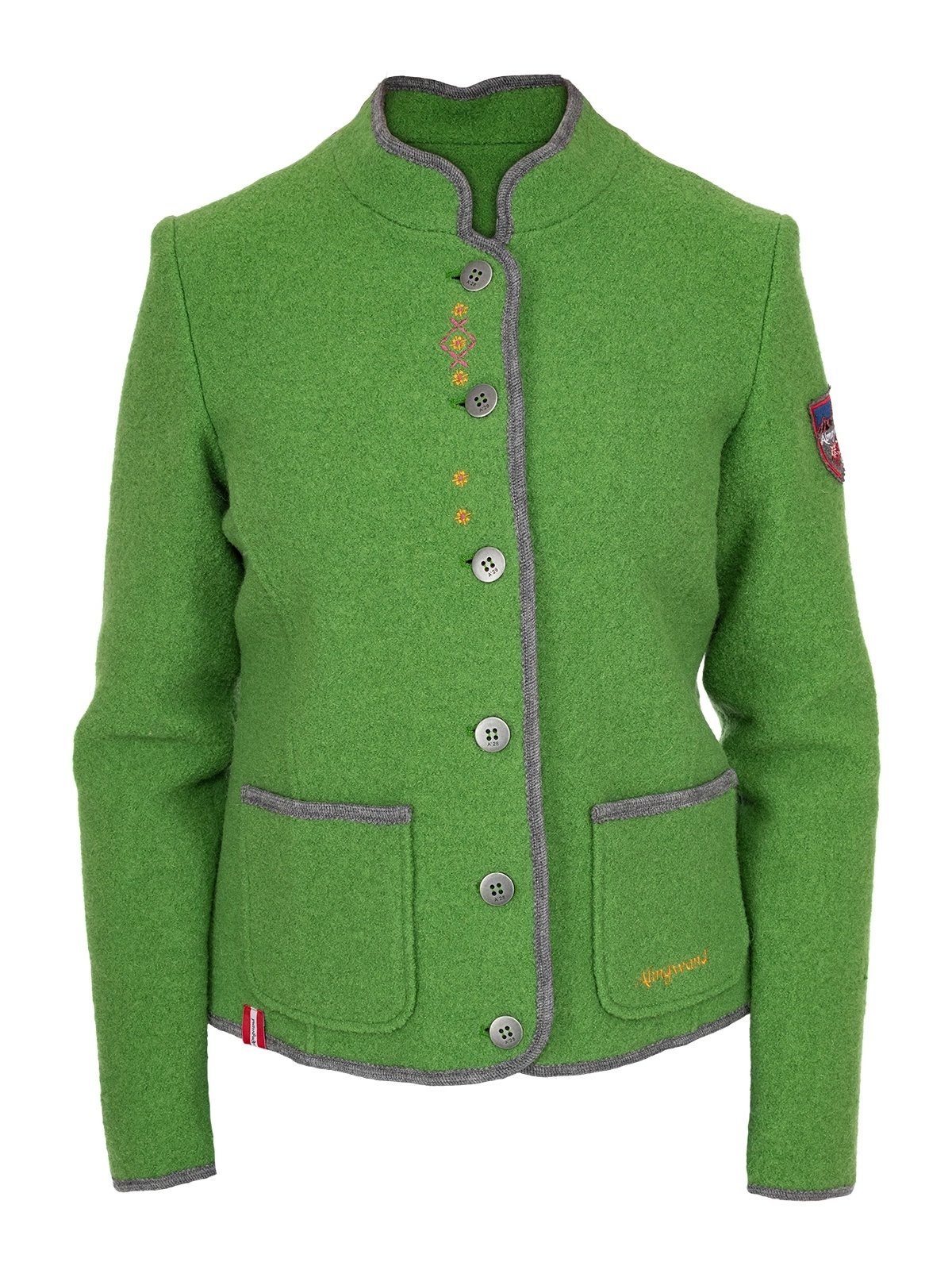 Outdoorjacke Almgwand Jacke moosgrün WACHTBERG