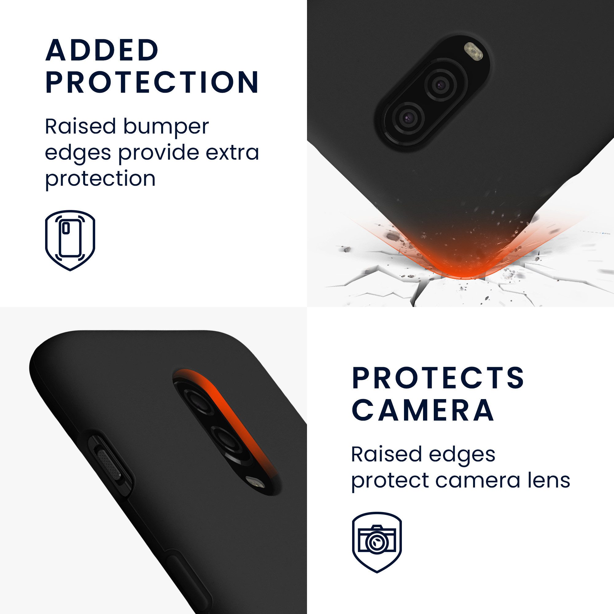 kwmobile Handyhülle Handyhülle für OnePlus 6T Hülle, Weiches Handy Silikon Case - Schutzhülle Cover