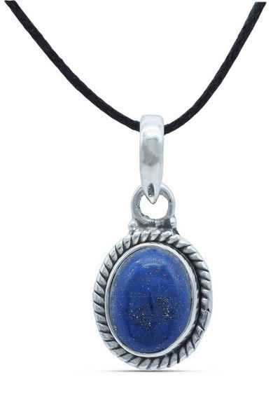 mantraroma Kettenanhänger »925 Sterling Silber mit Lapis Lazuli«