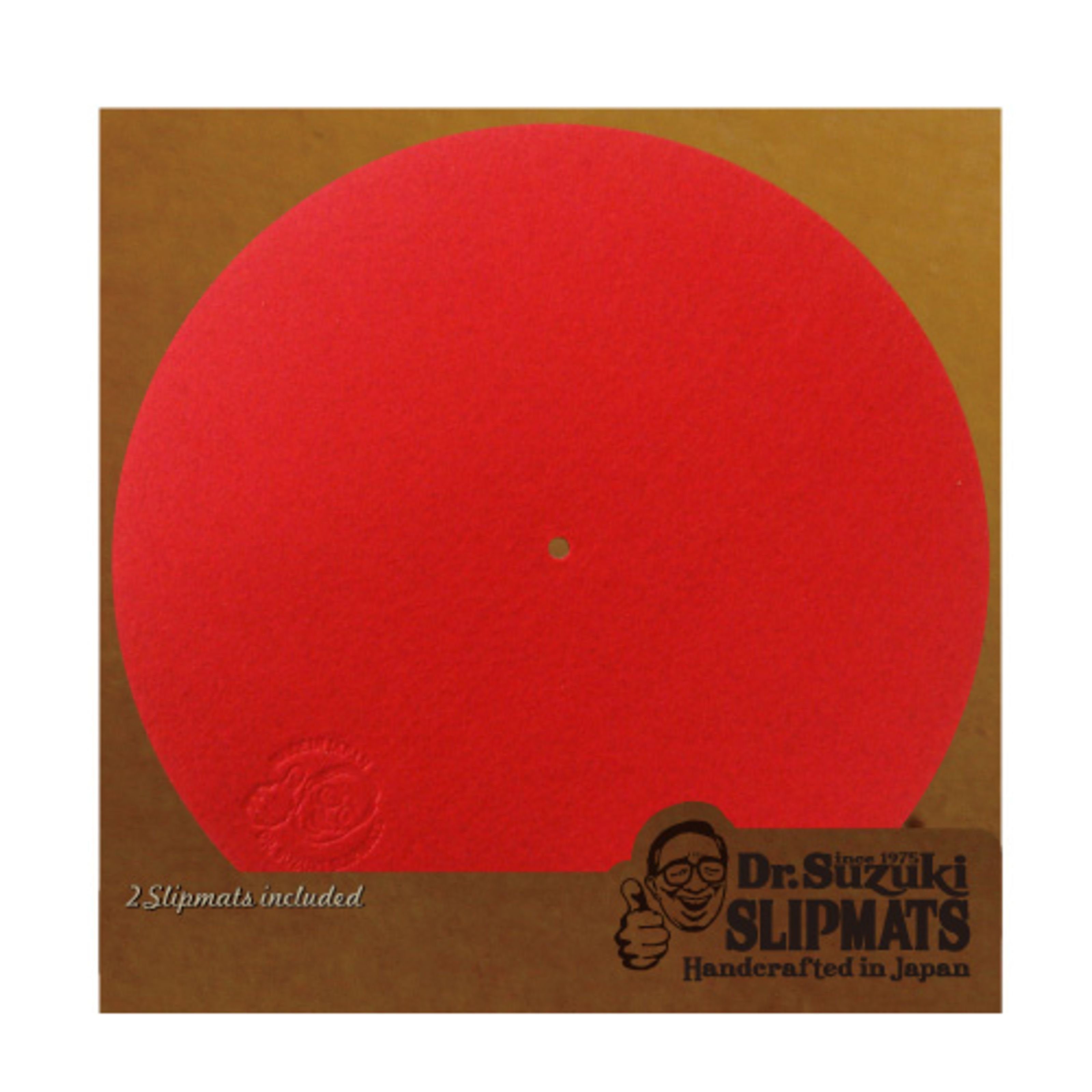 Dr.Suzuki Mix Dr. Edition Suzuki Plattenspieler Slipmats red (paar) (Tablecloth