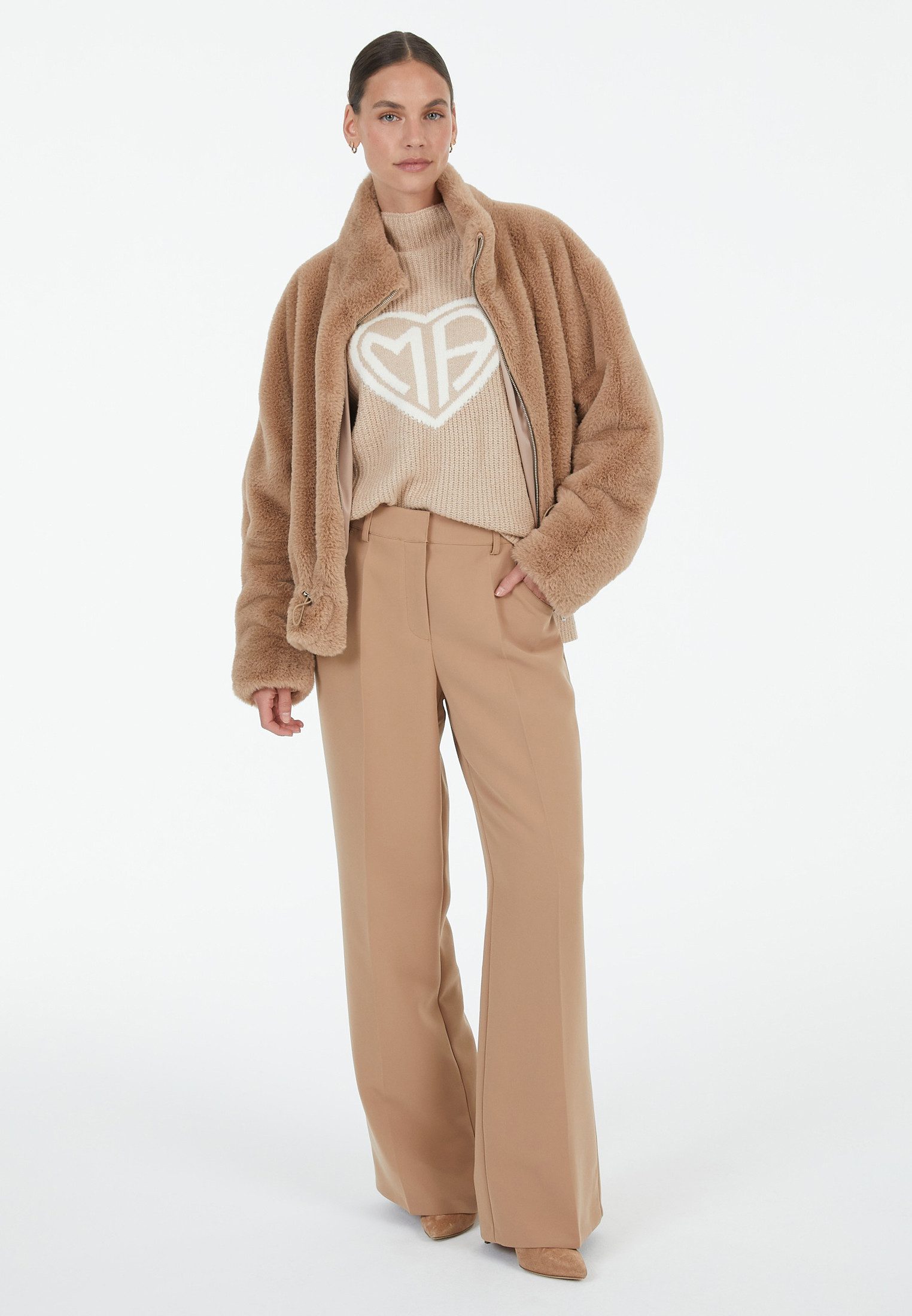 MARC AUREL Blouson aus veganem Pelz günstig online kaufen