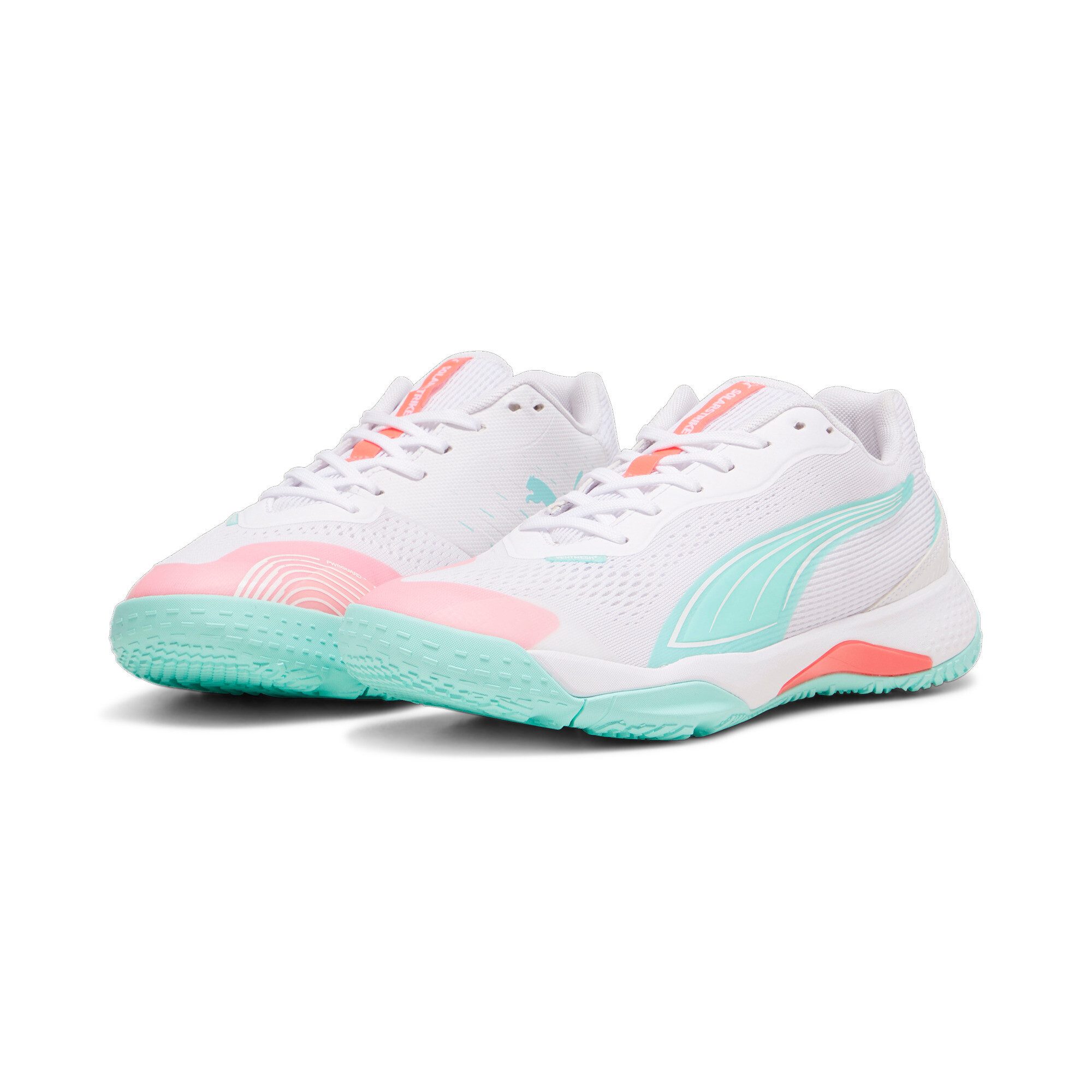 PUMA Solarstrike III W PUMA White-Electric Peppermint Handballschuh
