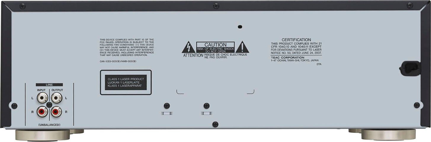 TEAC (CD, USB-Audiowiedergabe, USB-Aufnahme) CD-Player AD-850-SE