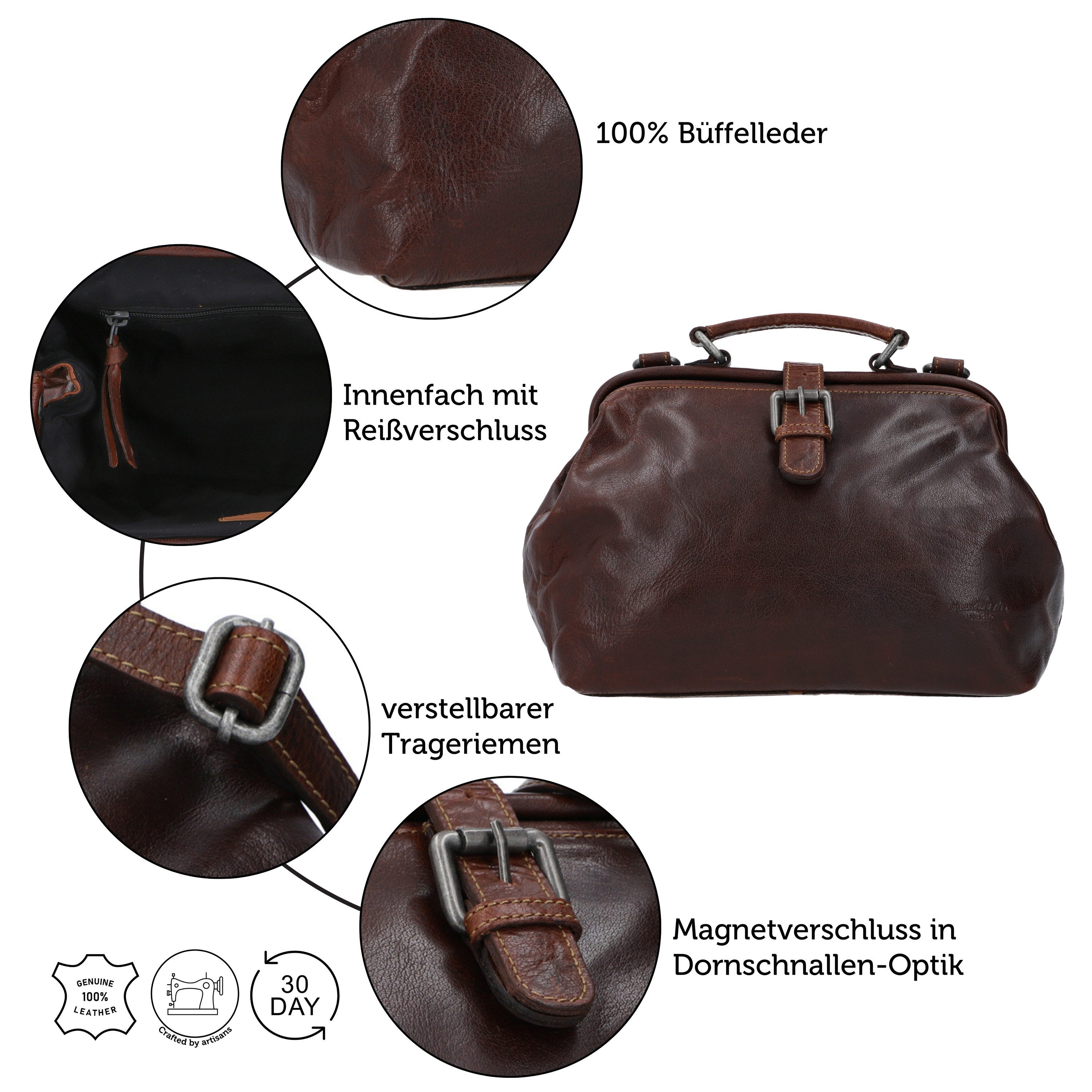 Gusti Leder Handtasche Gusti Leder Handtasche Lillith (1-tlg)