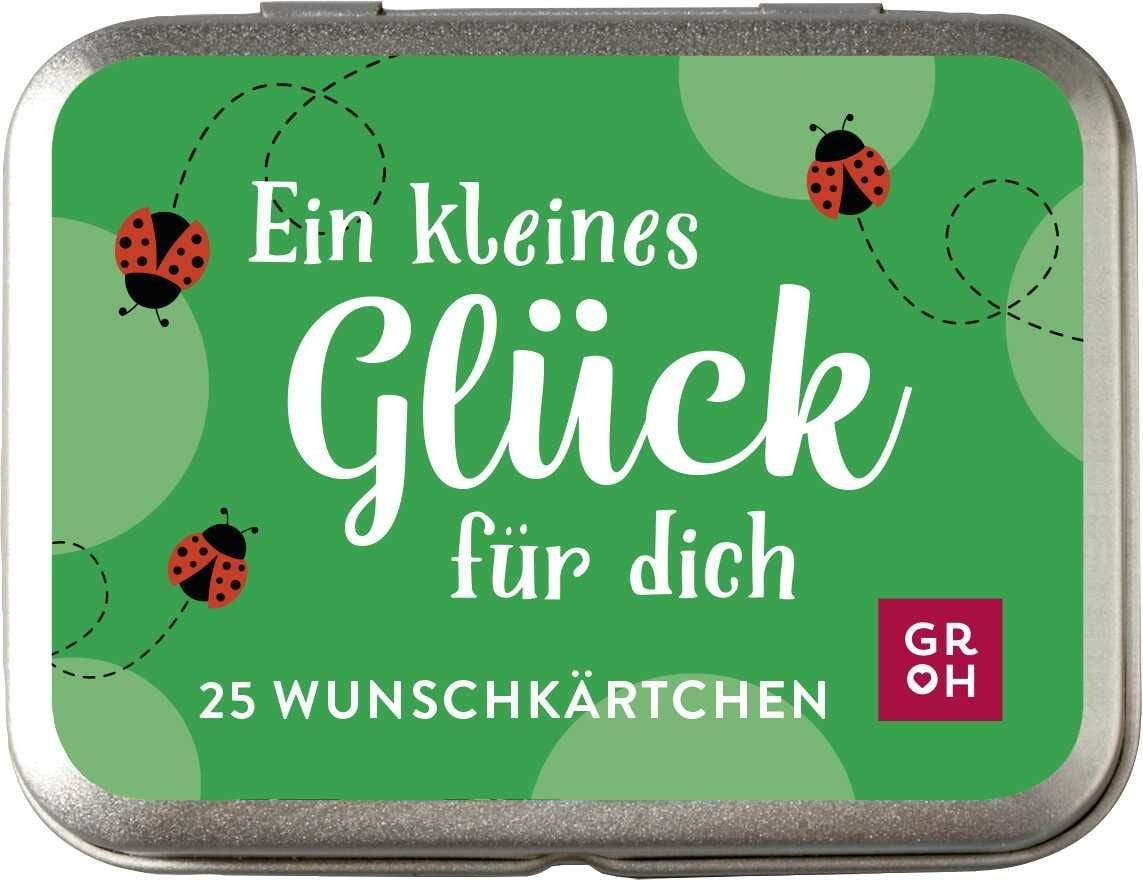 Ratgeber Ein kleines Glück für dich 25 Wunschkärtchen, Süße kleine Dose mit li diverse