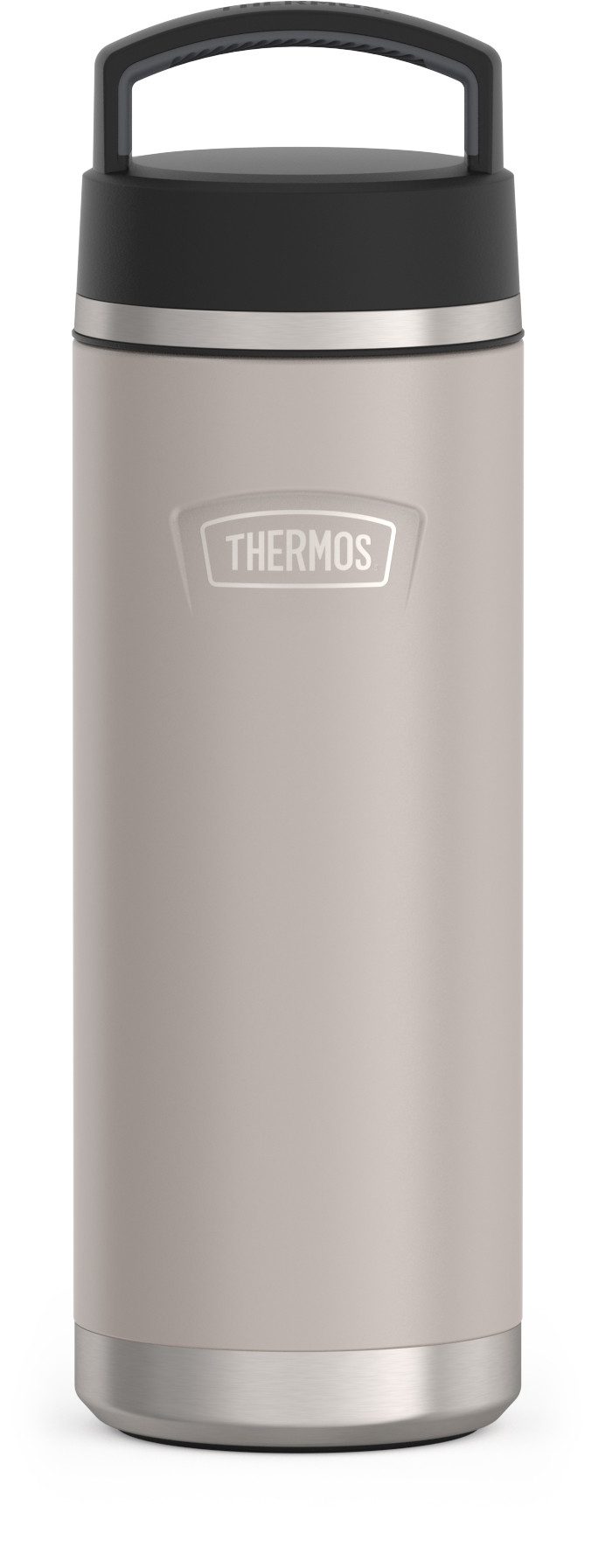 THERMOS Isolierflasche ICON BEVERAGE BOTTLE, Edelstahlkörper, spülmaschinenfest, 0,71l, 18h heiß & 24h kalt, extra große Öffnung, absolut dicht