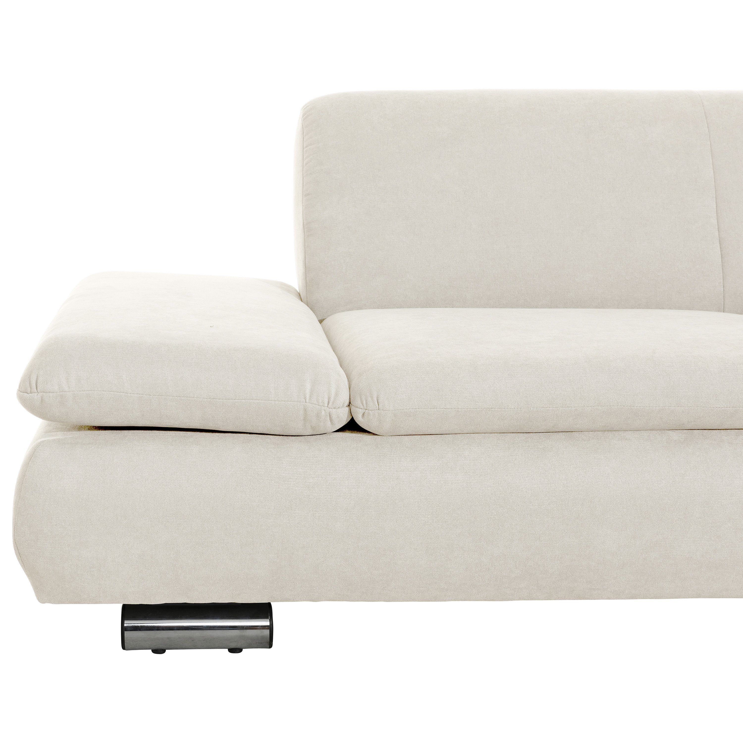 Ecksofa Sofa beige, Winzer® Germany 2,5-Sitzer Max Ecksofa Made Stück, rechts Terrence mit Flachgewebe links 1 in