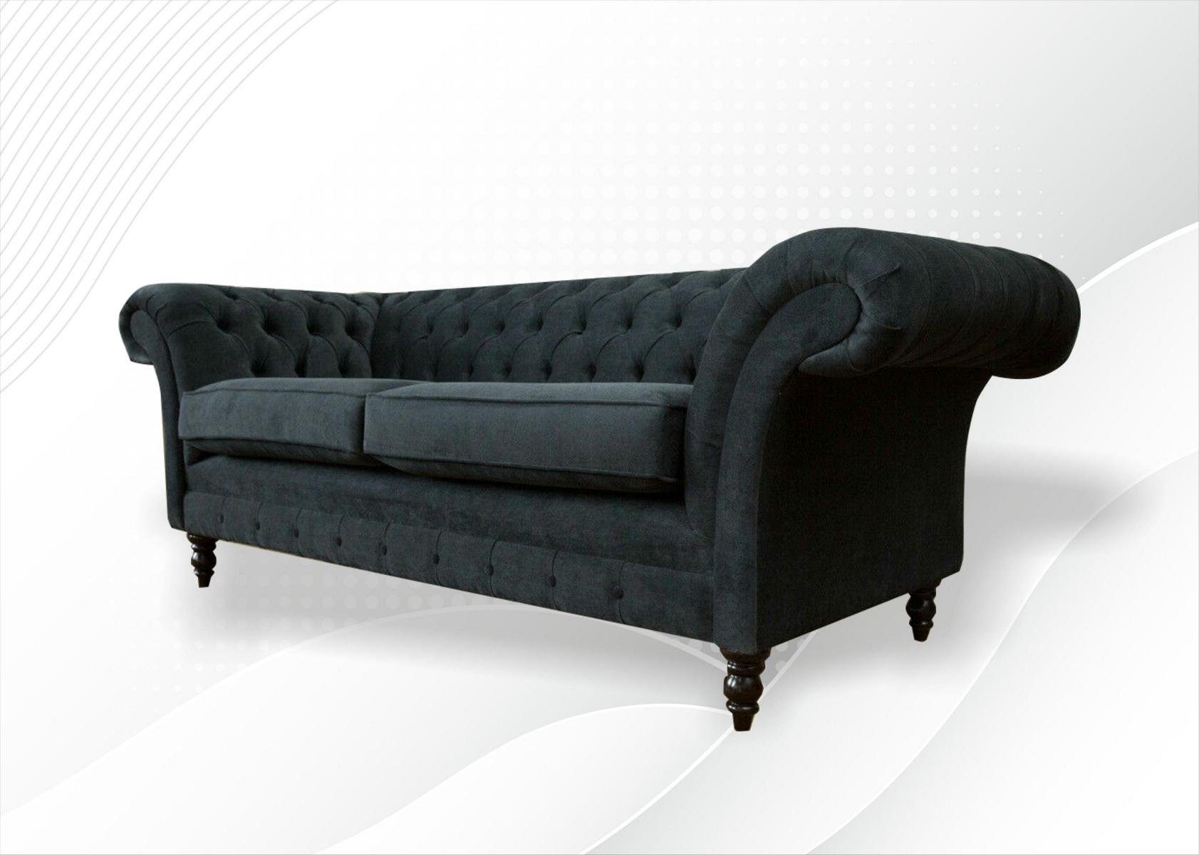 Design Sofa cm JVmoebel Couch 3-Sitzer, Sofa Sitzer 3 Chesterfield 225