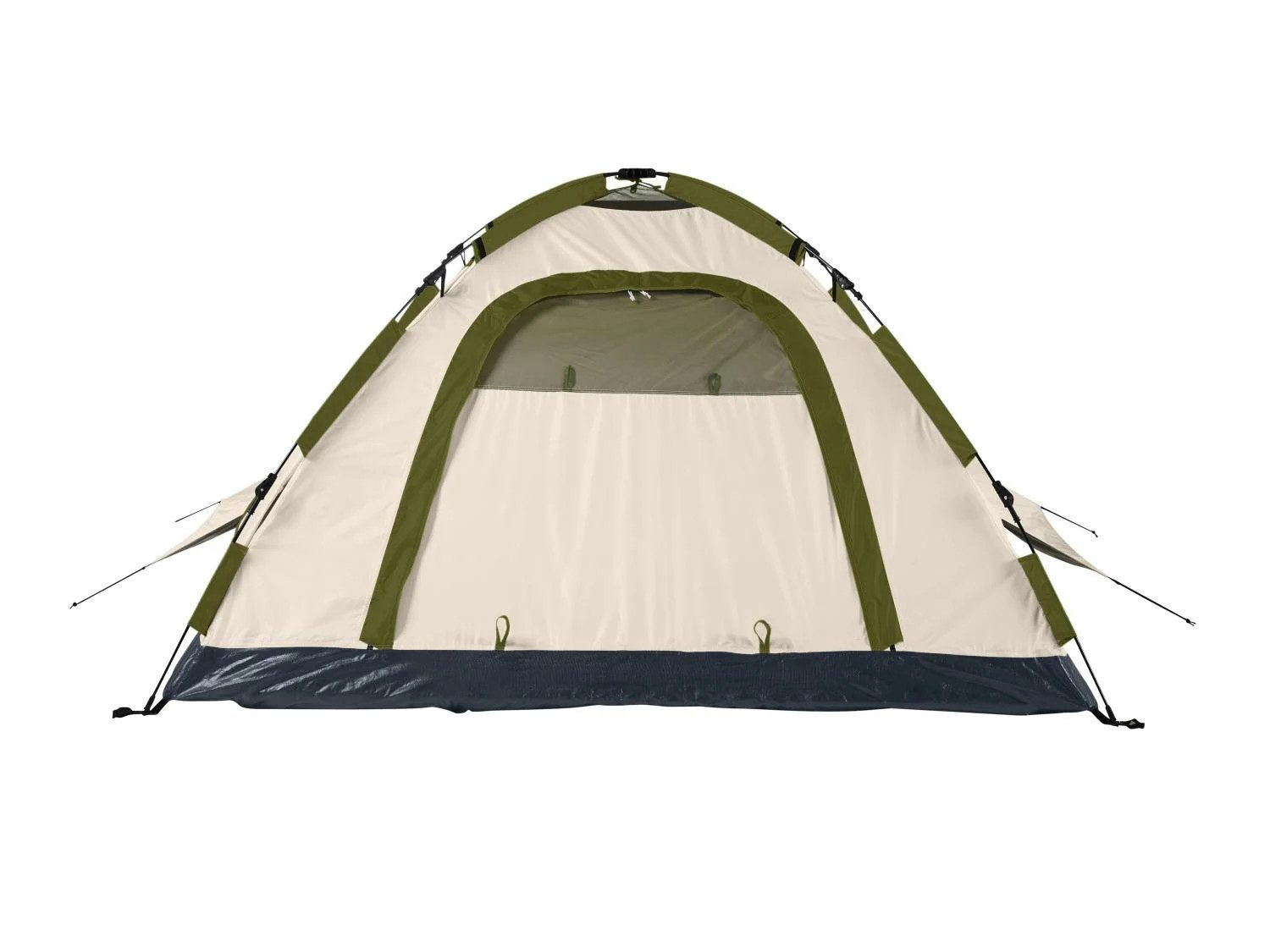Rocktrail Kuppelzelt Easy Set Up 3-Personen Camping Zelt Beige, Personen: 3 (Komplettzelt, Zelt mit Heringen und Transporthülle), Easy-Set-Up für schnellen Aufbau