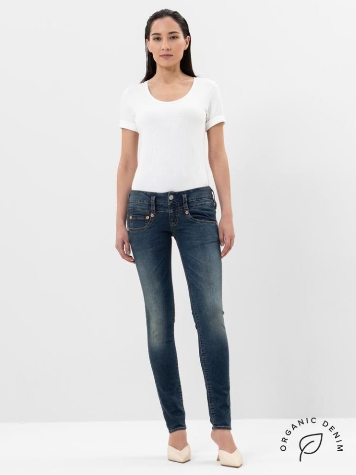 Herrlicher Slim-fit-Jeans Pitch Slim Jeans aus Bio-Baumwolle aus Bio-Baumwolle