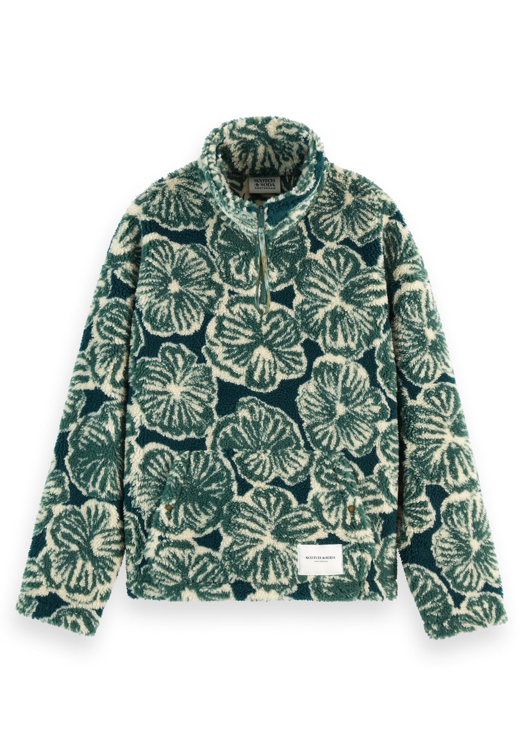 Scotch & Soda Troyer Sweatshirt Fleecepullover Troyer (1-tlg)