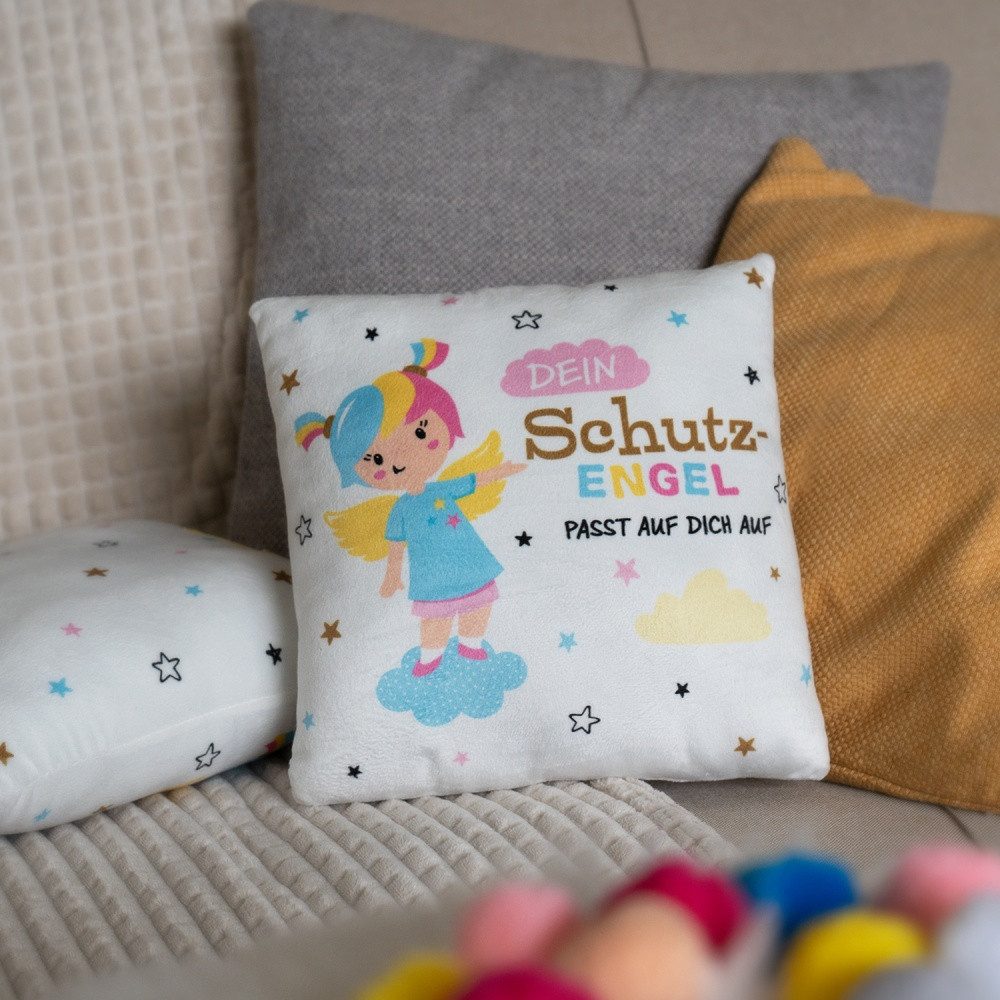 Sheepworld Dekokissen Plüschkissen für Kinder »Engel«
