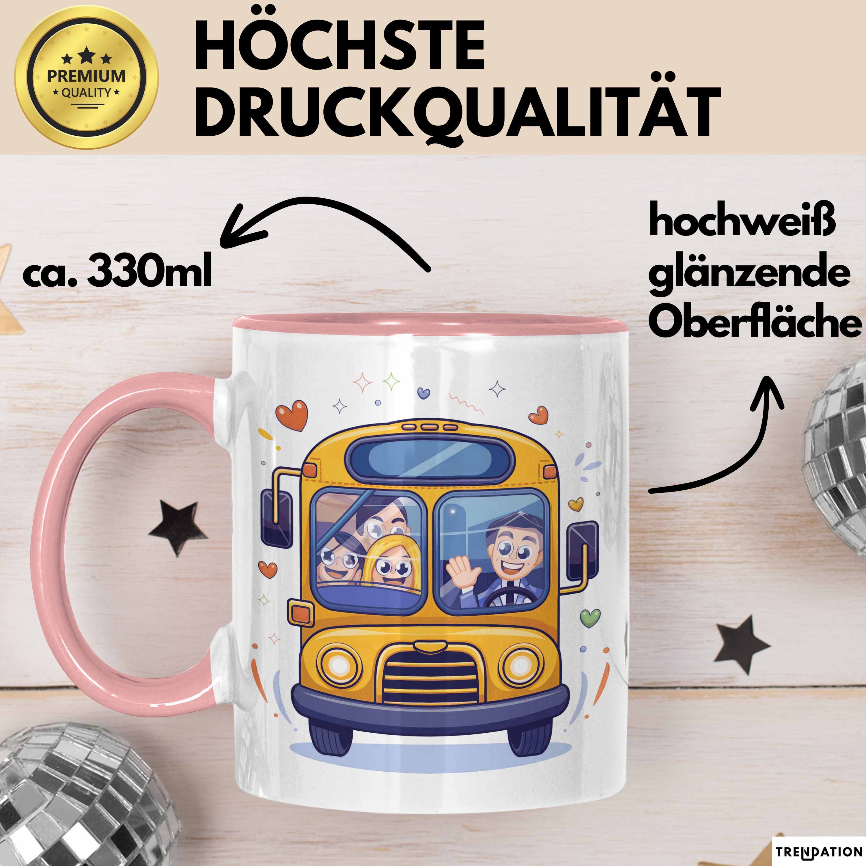 Trendation Tasse Busfahrer Tasse Geschenk Lustige Geschenkidee Spruch Für Öffentlichen, Keramik