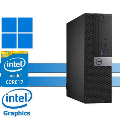 X-HARDWARE Intel Core-i7 6700 Windows 11 Professional Business-PC (Intel Core i7, Intel UHD Graphics, 32 GB RAM, 1000 GB SSD, Luftkühlung)