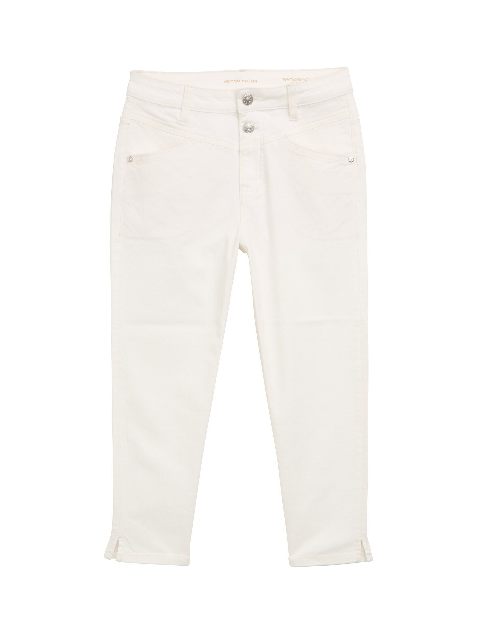 TOM TAILOR Slim-fit-Jeans Jeanshosen TTKATE SLIM CAPRI Jeans