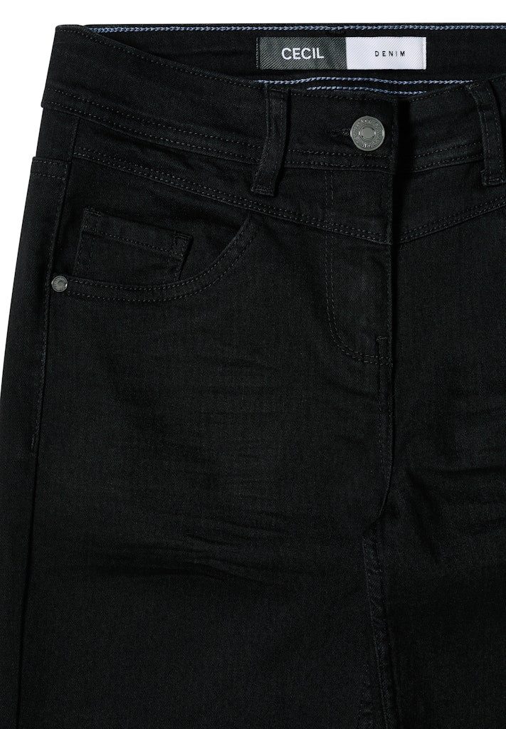 CECIL Bequeme Jeans Cecil / Da.Jeans / Style NOS Toronto BOOTCUT Blac günstig online kaufen