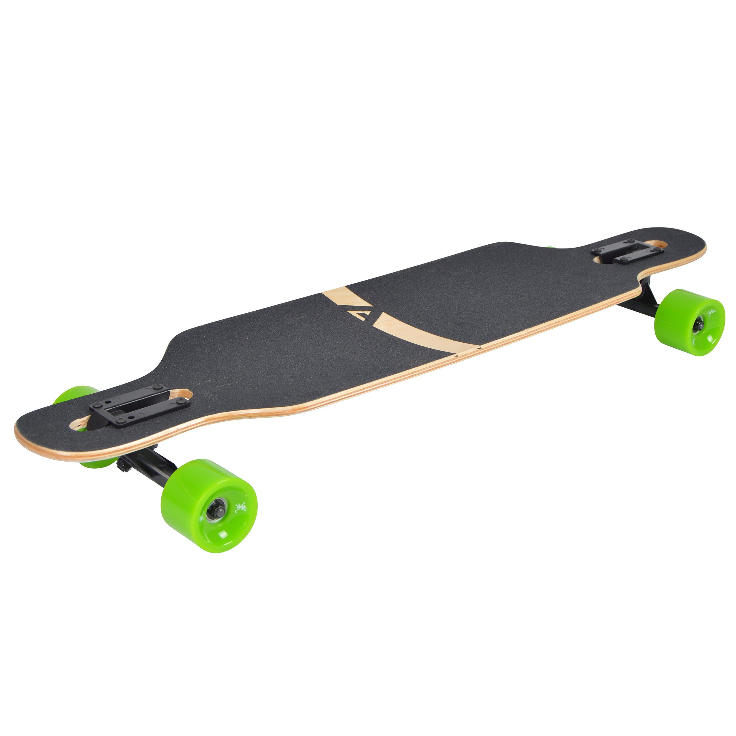 Apollo Longboard Twin Tip DT Longboard 36", gefertigt aus 8 Holzlagen in angesagtem TwinTip-Shape
