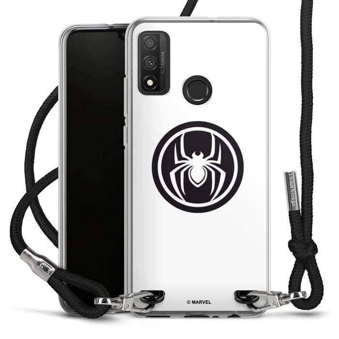 DeinDesign Handyhülle Spider-Man Spider Logo White Huawei P Smart (2020) Handykette Hülle mit Band Case zum Umhängen