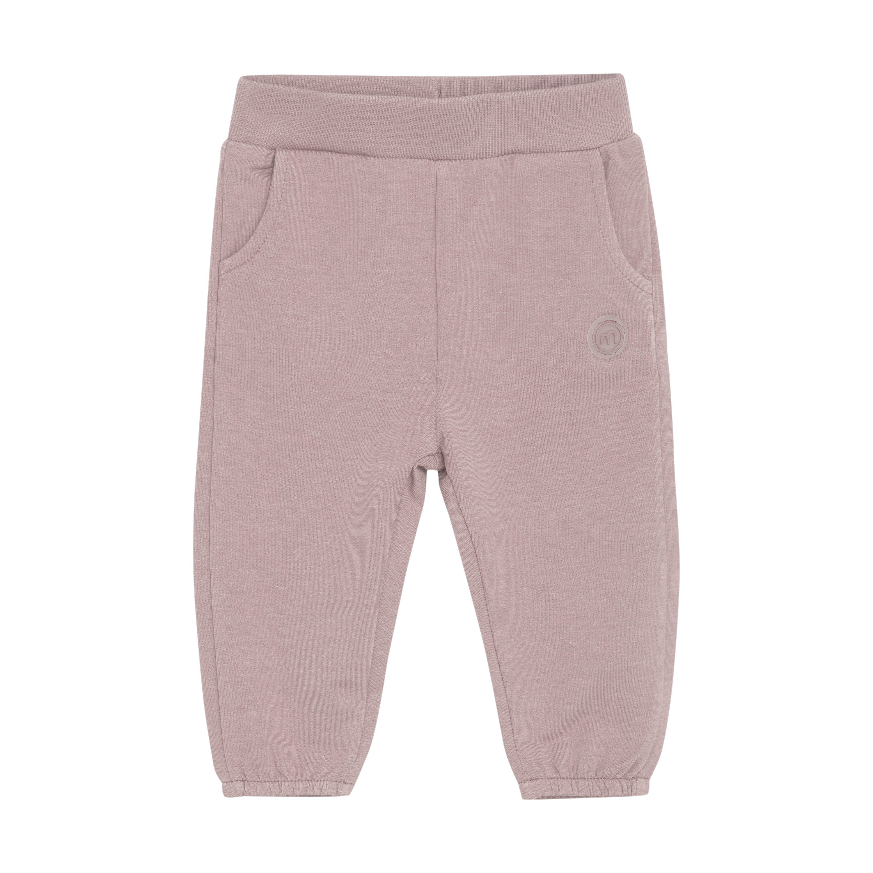 Sweathose Minymo Babyhose mit elastischem Bund und Taschen aus Viskosemix