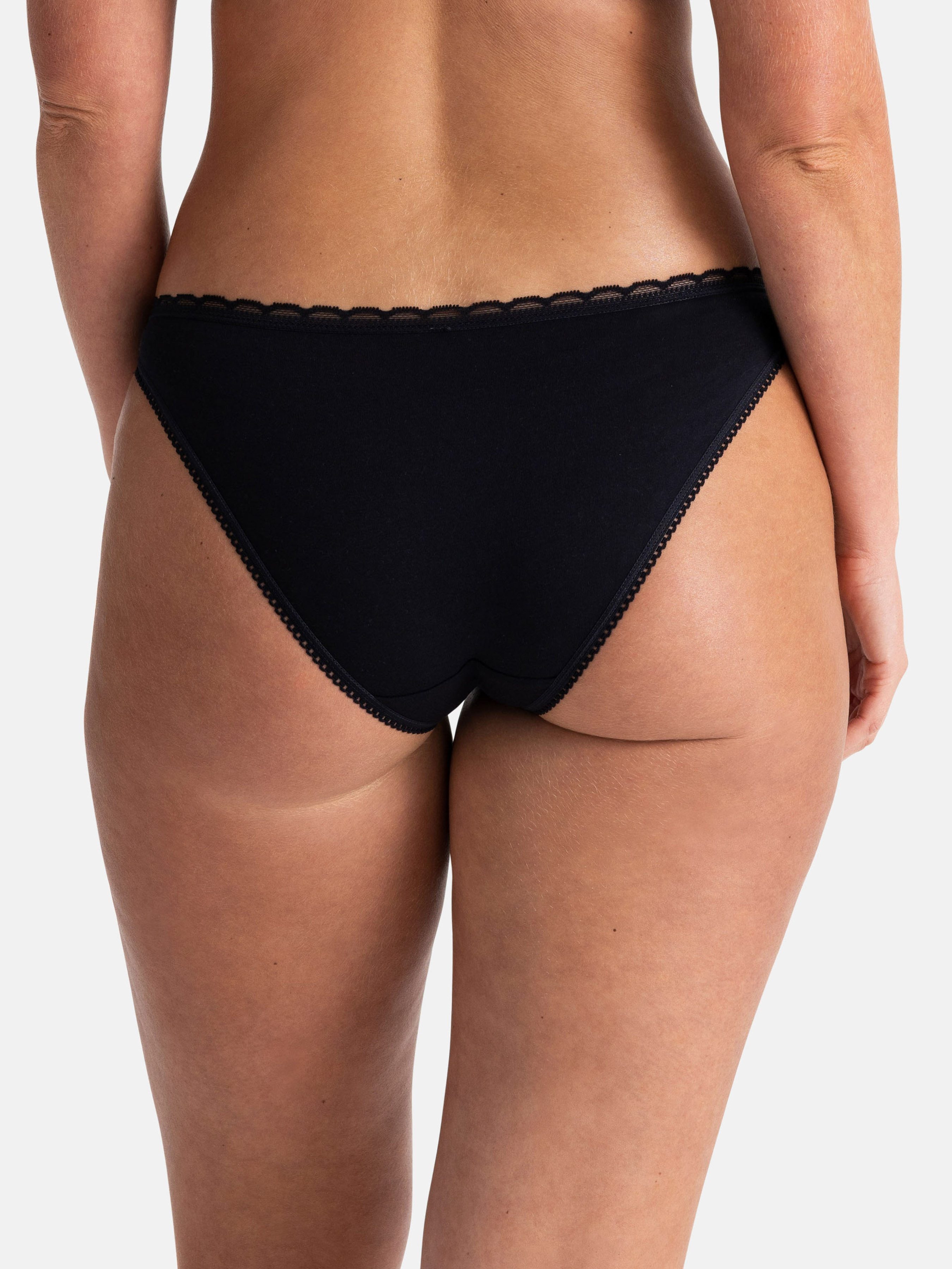 Dorina Slip Naomi (3er Pack) mit zarter Spitze verziert