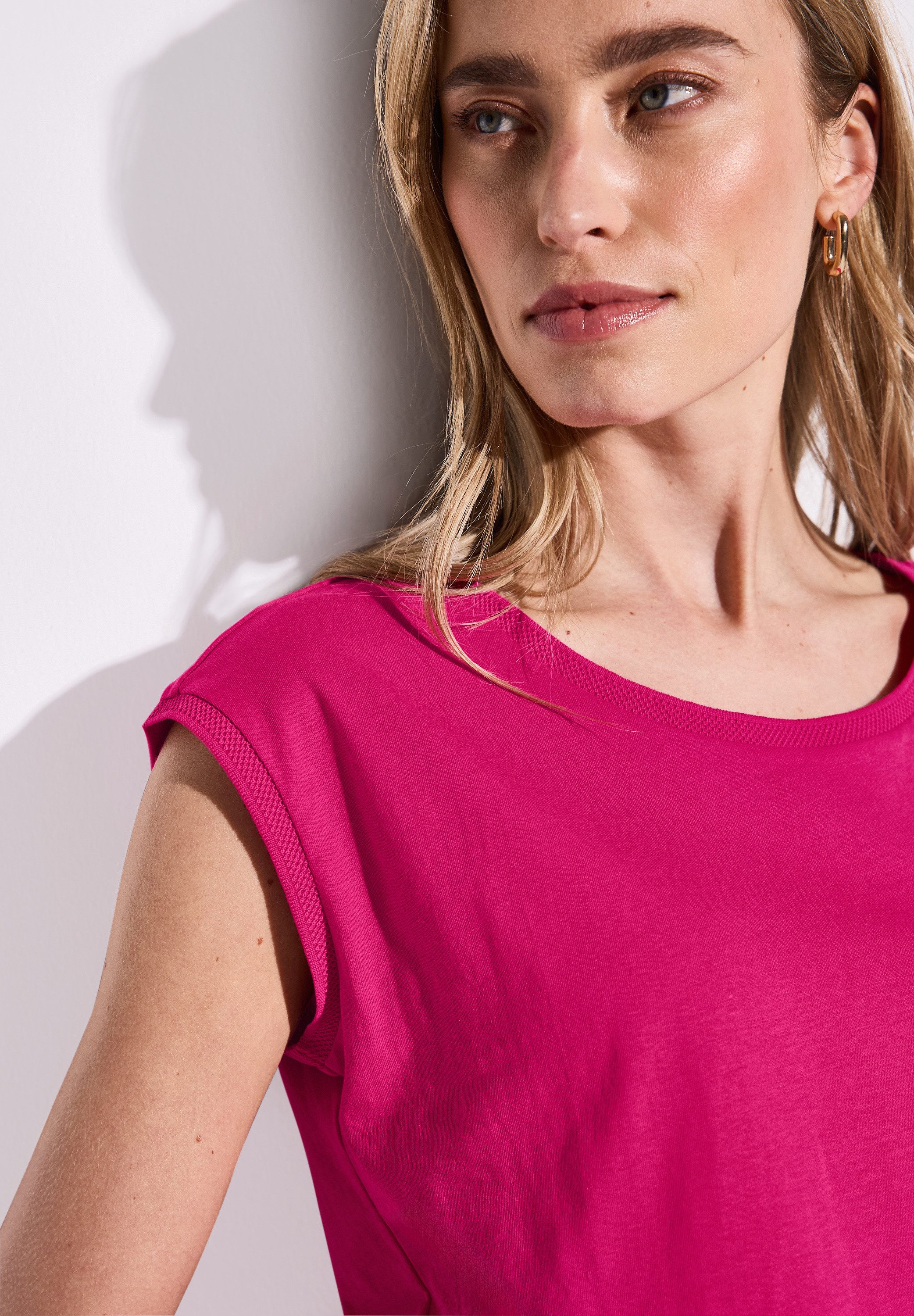 STREET ONE T-Shirt aus reiner Baumwolle