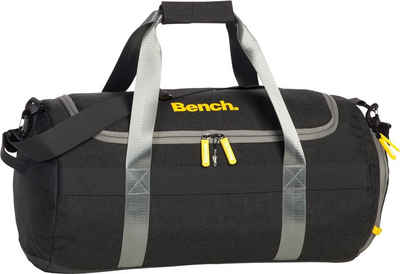 Bench. Sporttasche Bench stylische Sporttasche anthrazit (Reisetasche), Unisex Polyester Reisetasche, Sporttasche, schwarz, anthrazit ca. 47cm