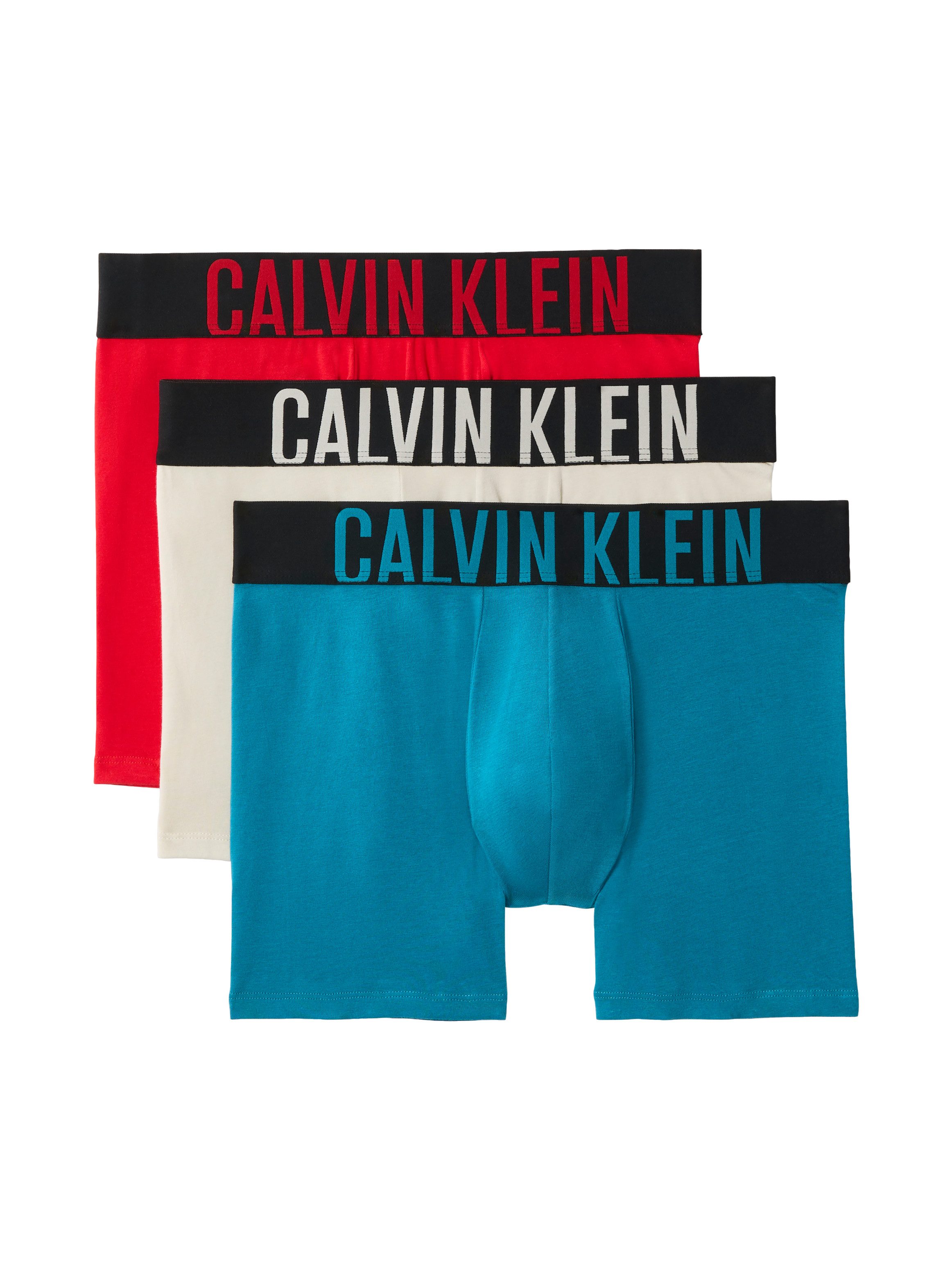 Calvin Klein Underwear Boxer BOXER BRIEF 3PK (Packung, 3-St., 3er) mit Logo-Stretchbund