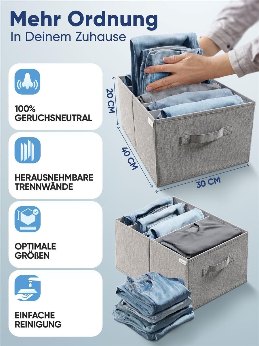 Wohnheld Organizer Aufbewahrungsboxen für Wäsche Schubladen Schrank Organiz günstig online kaufen