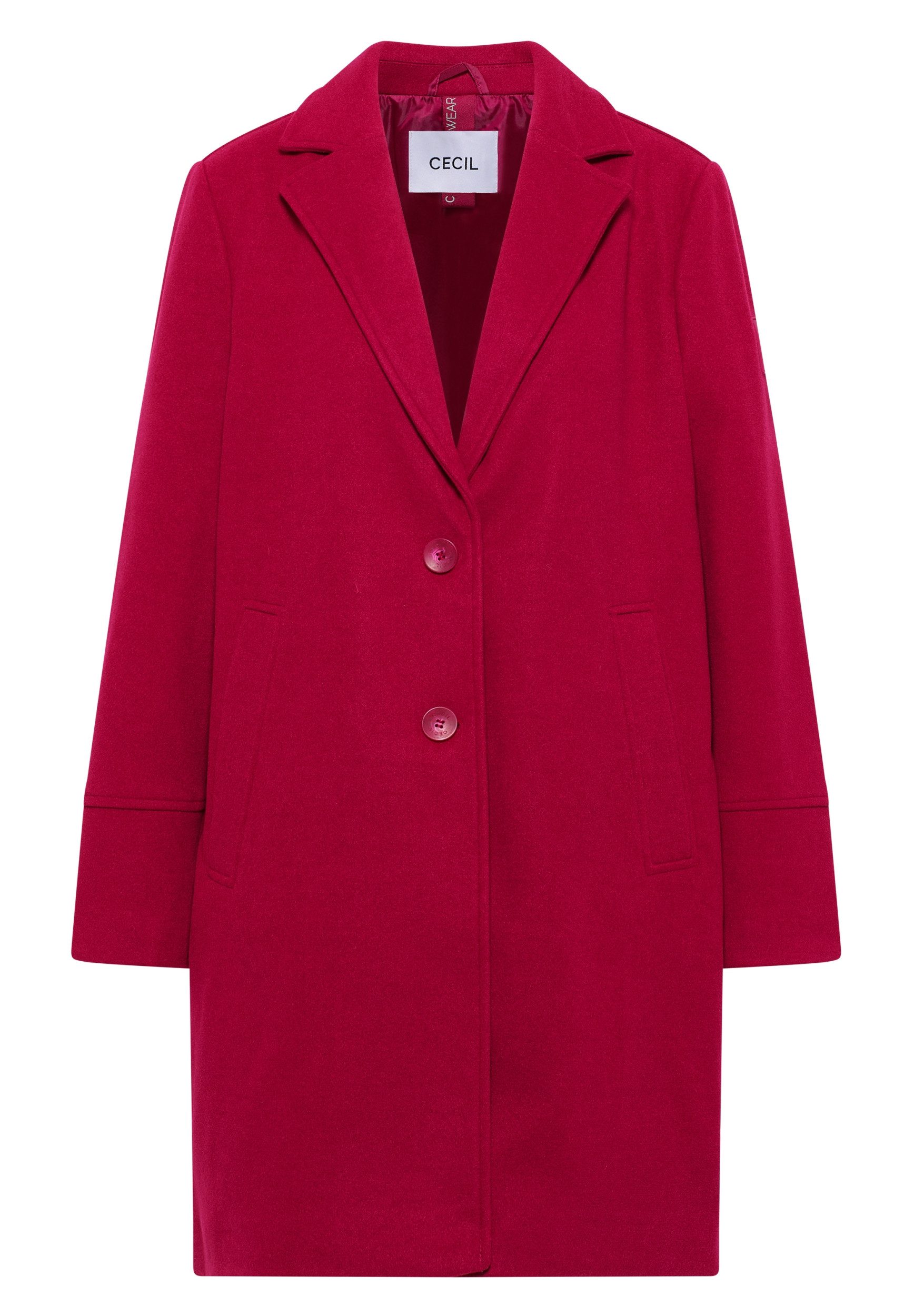 CECIL Wollmantel - Wollmantel in Unifarbe günstig online kaufen
